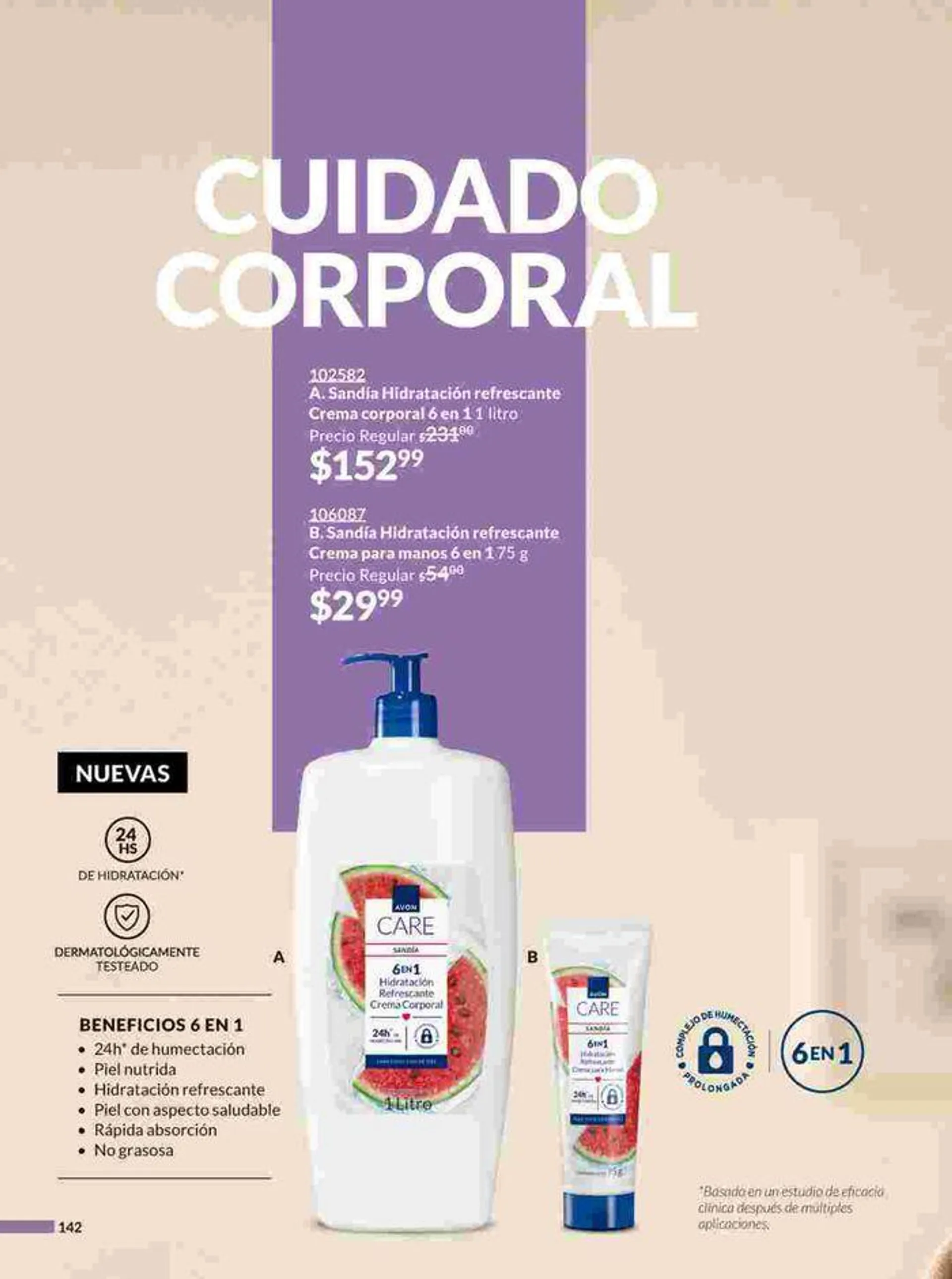 Catálogo de Avon COSMÉTICOS C14 27 de julio al 29 de agosto 2024 - Pagina 142