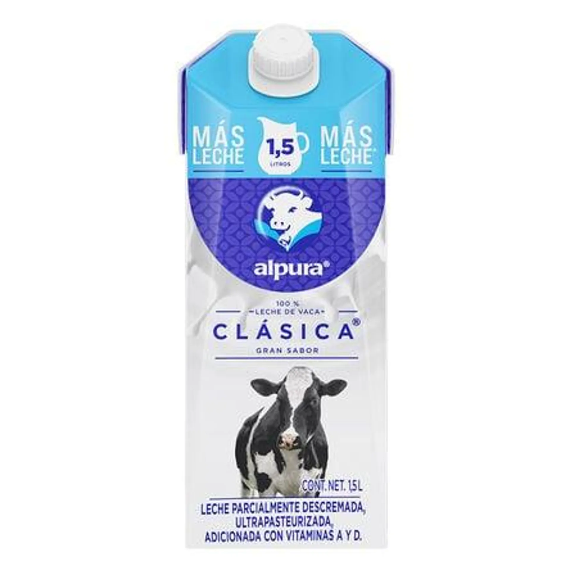 Leche Alpura Clásica Entera 1.5 L