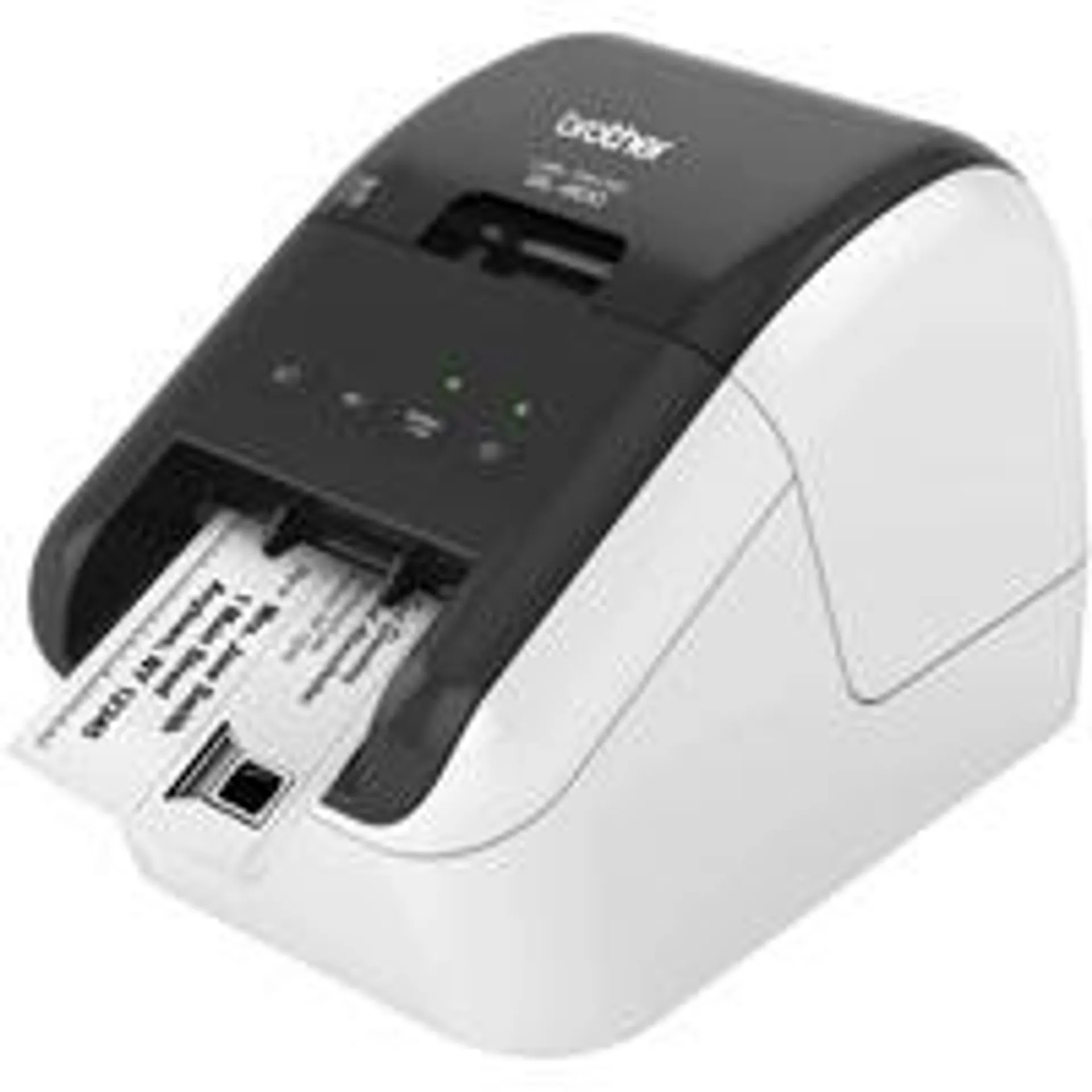 IMPRESORA DE ETIQUETAS BROTHER QL800, CONEXION USB, CINTAS DE 12 MM HASTA 62 MM, IMPRESION DE CODIGOS DE BARRAS, 93 ETIQUETAS POR MINUTOS, CORTE AUTOMATICO BROTHER QL800