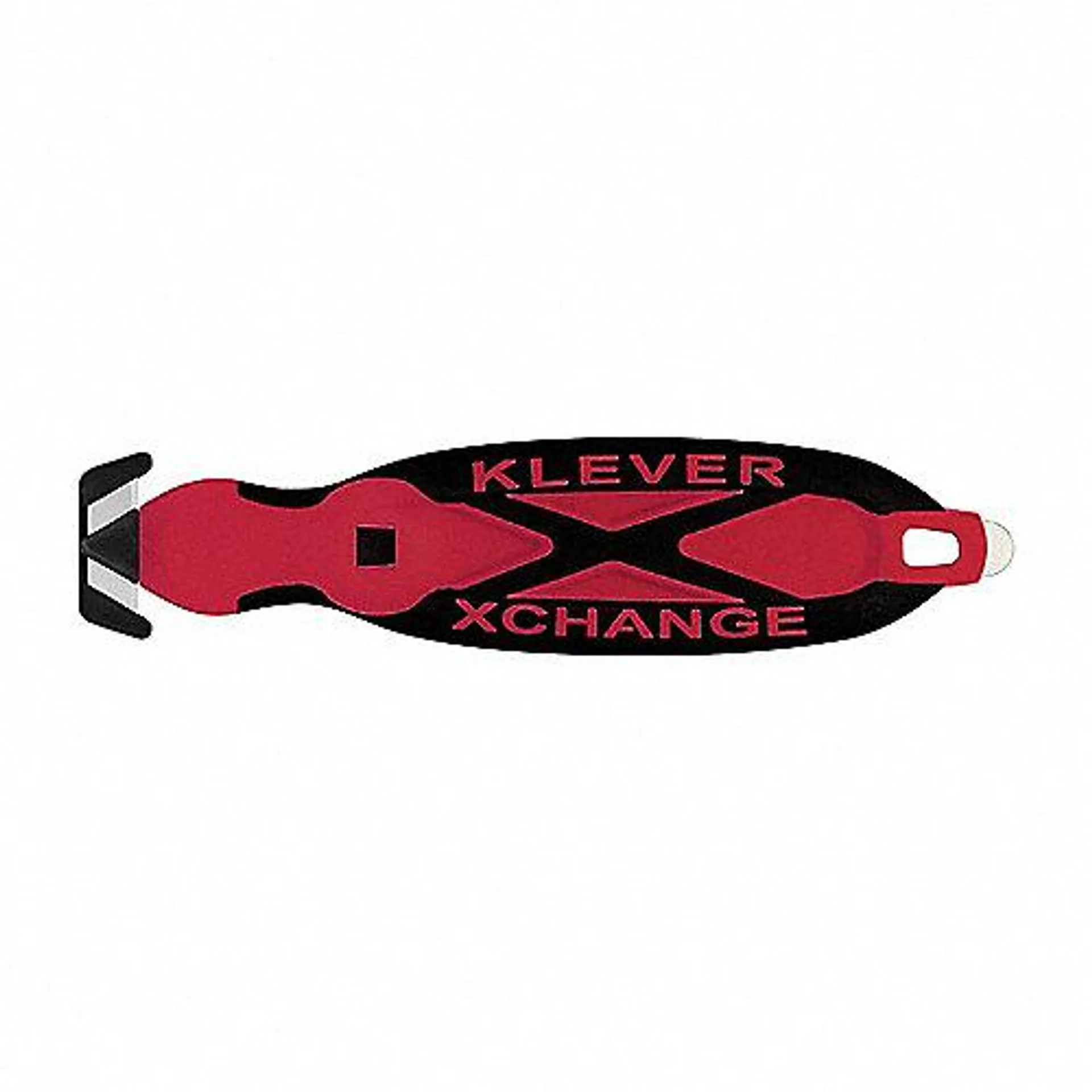 Navaja de Seguridad Klever XChange Cuchilla Protegida de Acero 6-1/2" Rojo