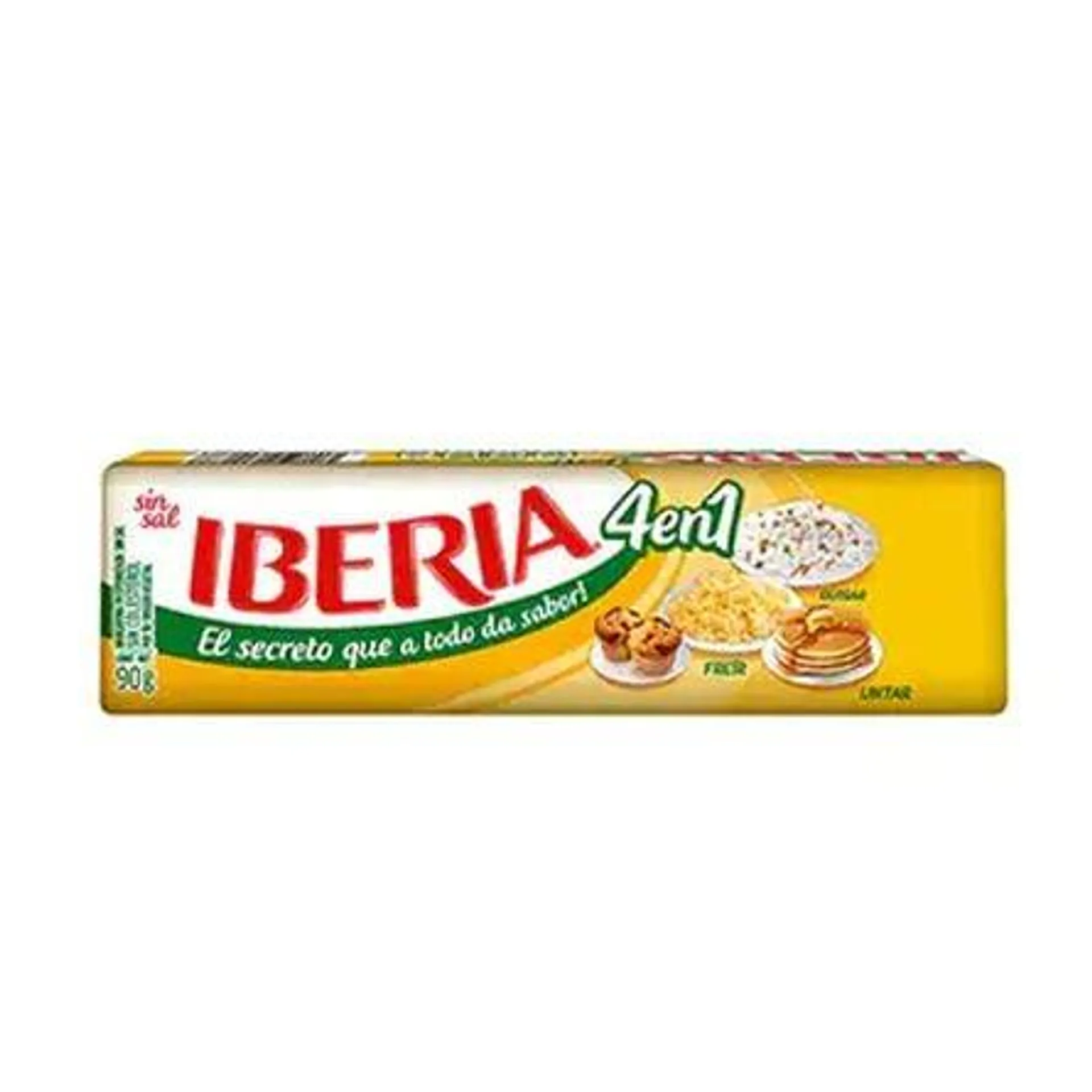 Margarina Sin Sal Iberia 4 en 1 Contenido 90 gr