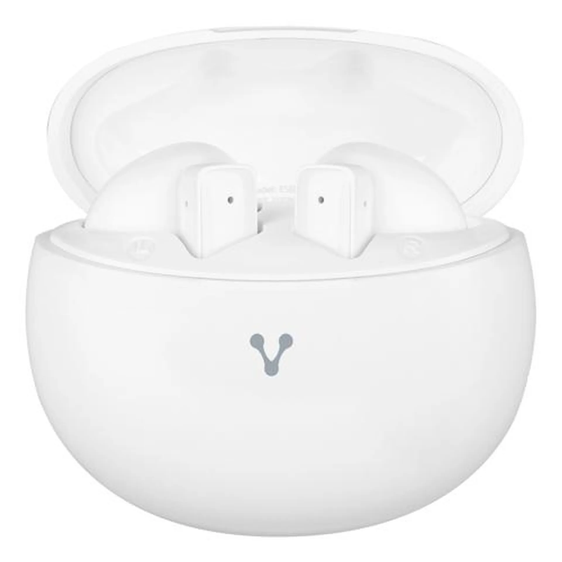 Audífonos Inalámbricos Vorago Esb-310-Wh Control Táctil Batería Hasta 24 Horas Bluetooth Blanco