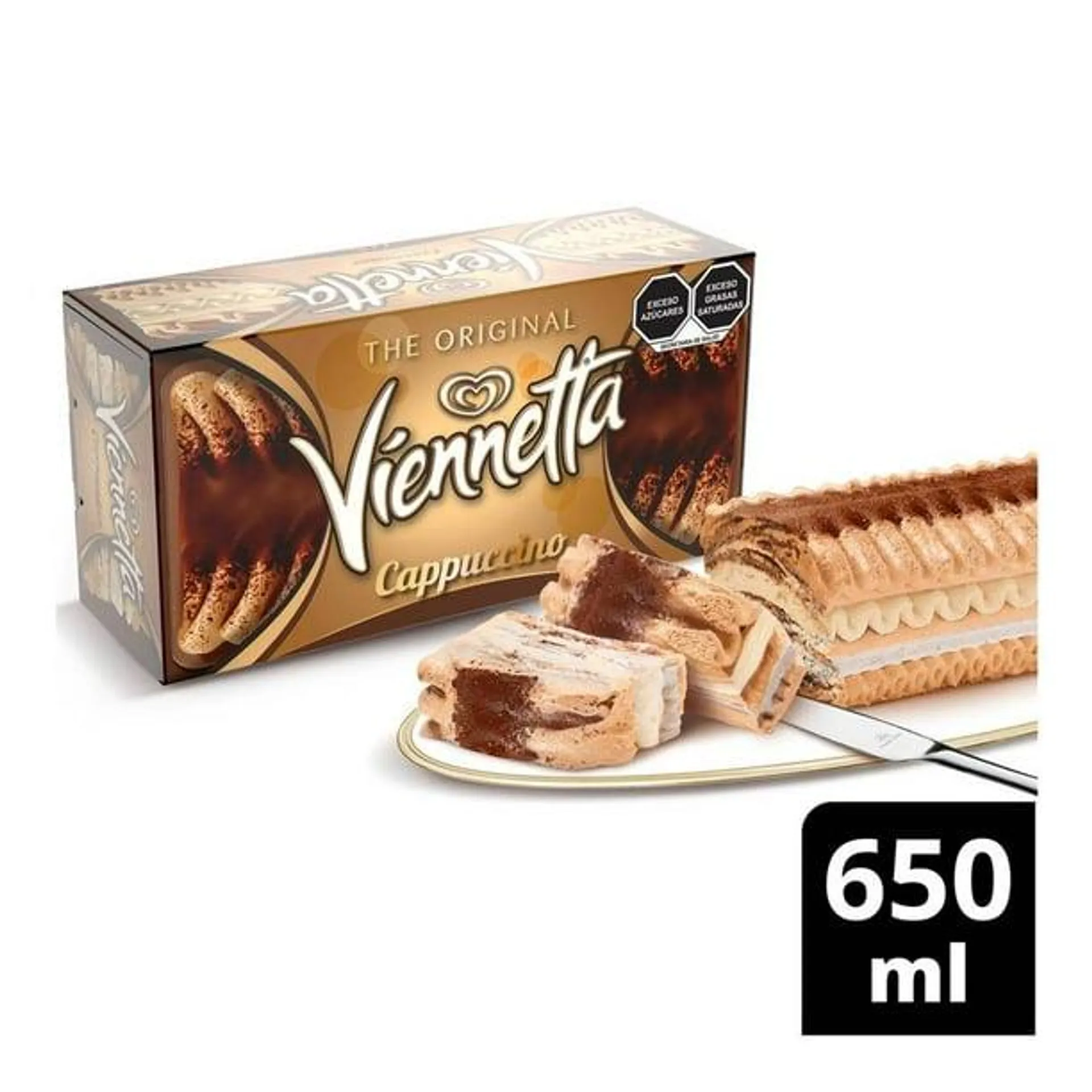 Pastel de helado Holanda Viennetta cappuccino 650 ml