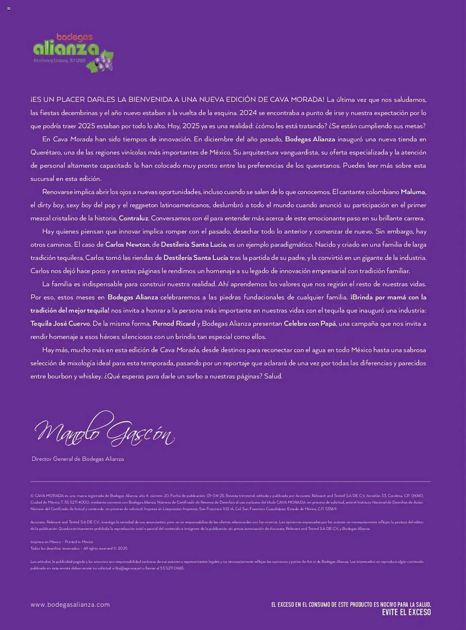 Catálogo de Catálogo Bodegas Alianza 1 de abril al 30 de junio 2025 - Pagina 4