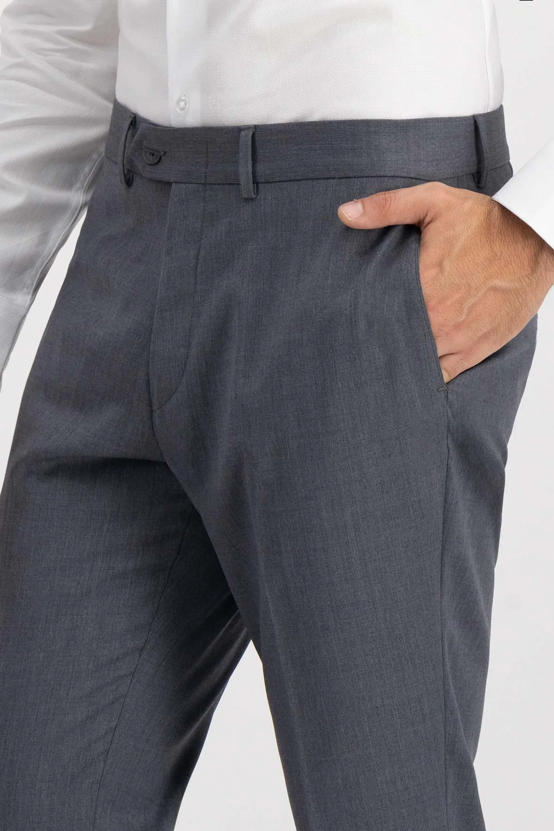 Pantalón Formal Roberts Gris Claro Slim Fit