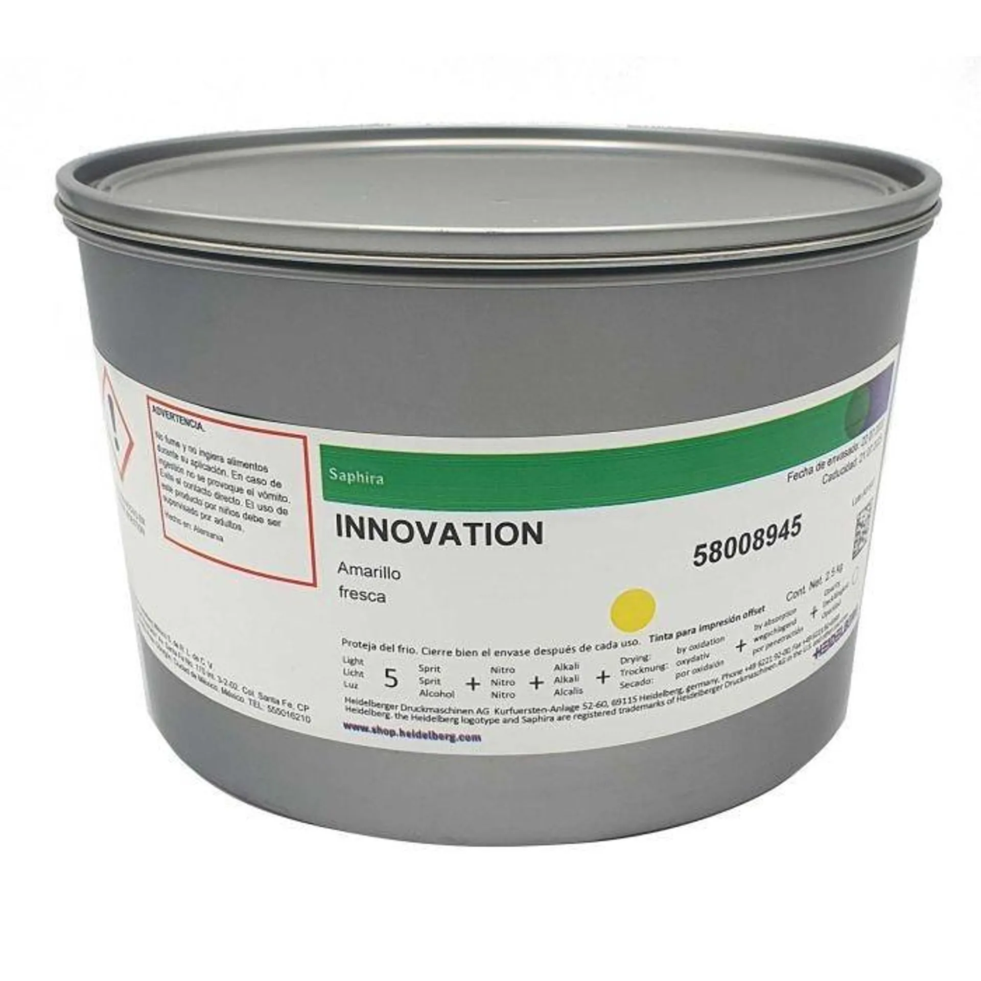 Tinta Seleccion Saphira Innovation 58008945 Amarillo Proc. 2.5 Kg.