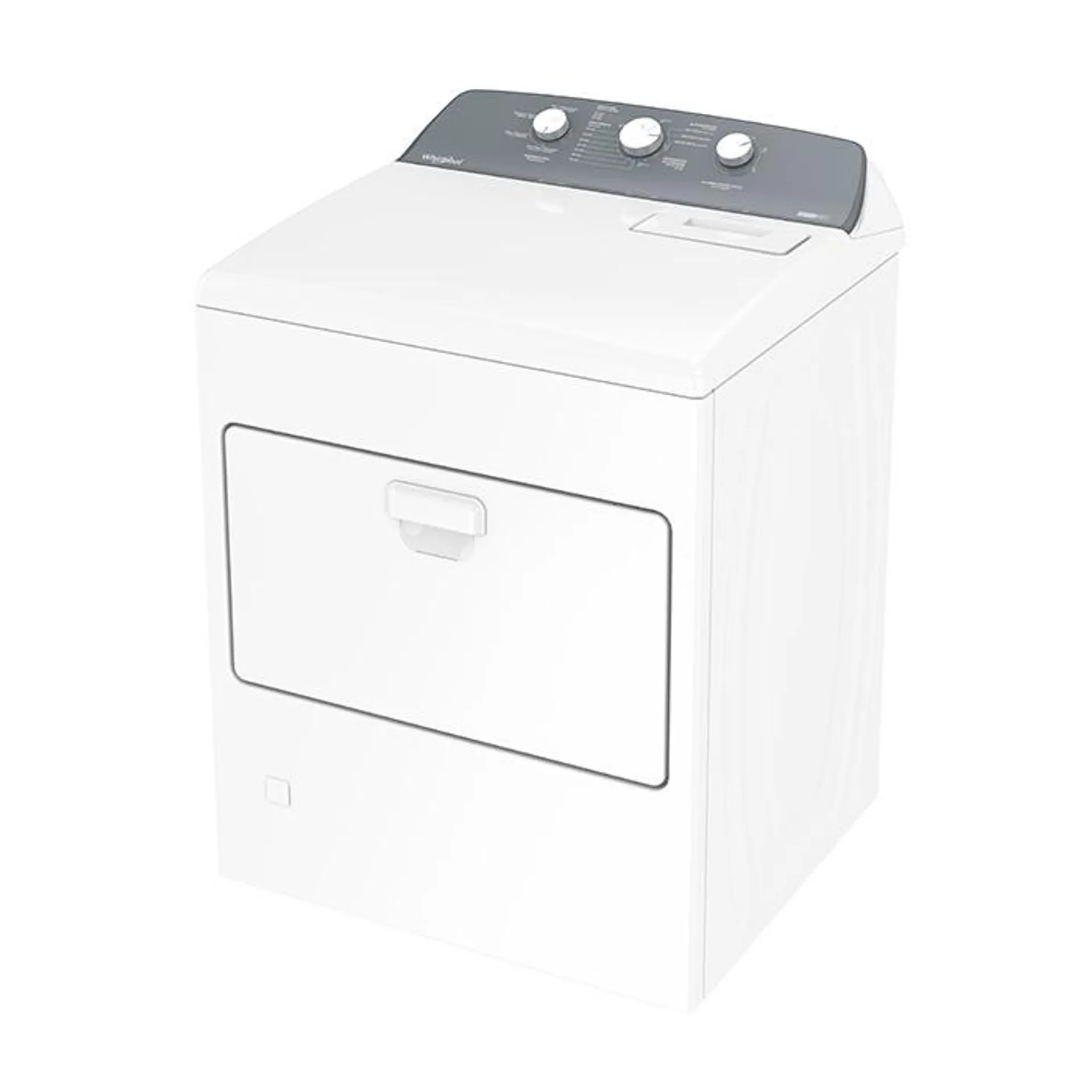 Secadora Whirlpool 19Kg de gas natural color blanca