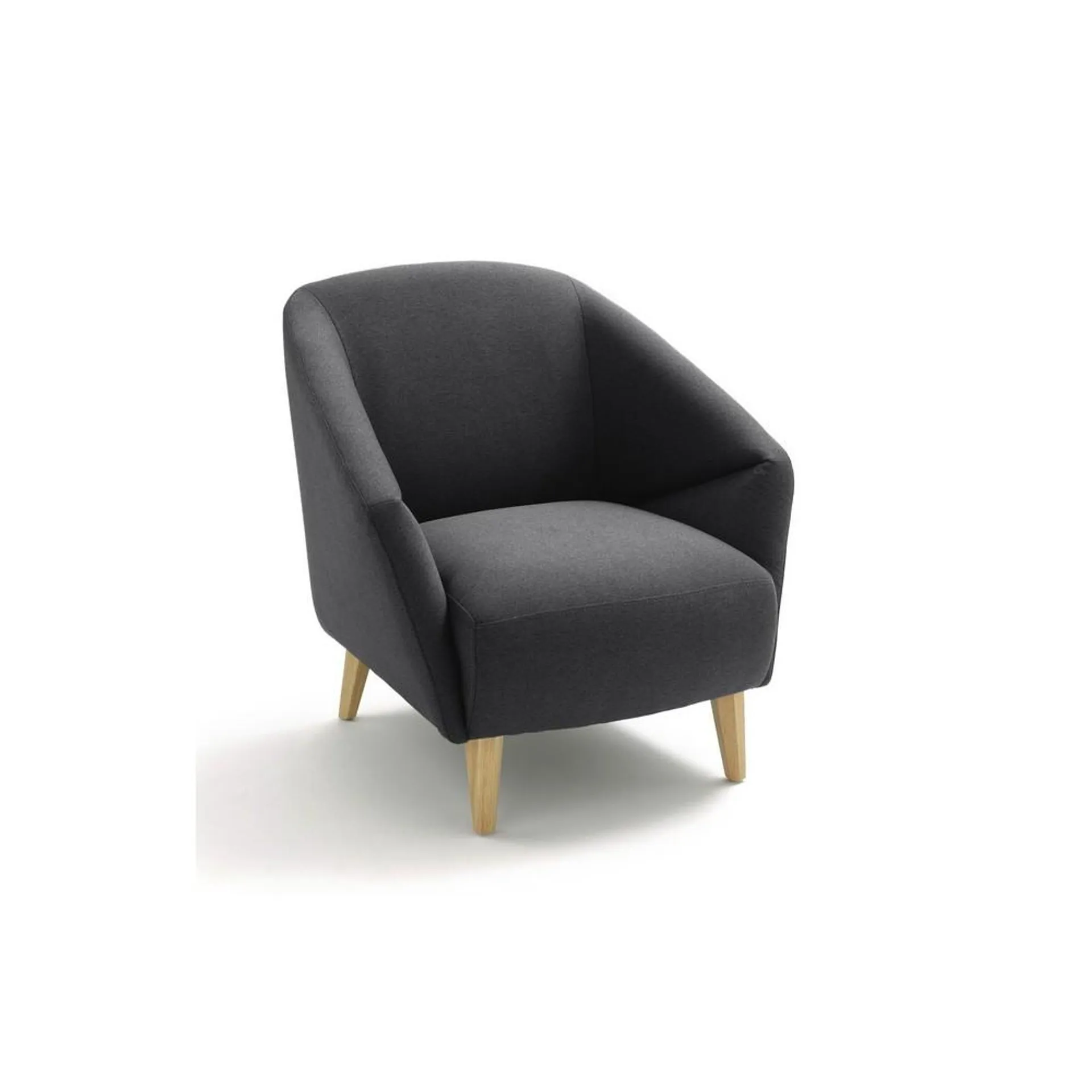 Exaequo - Sillón estilo moderno tela gris oscuro