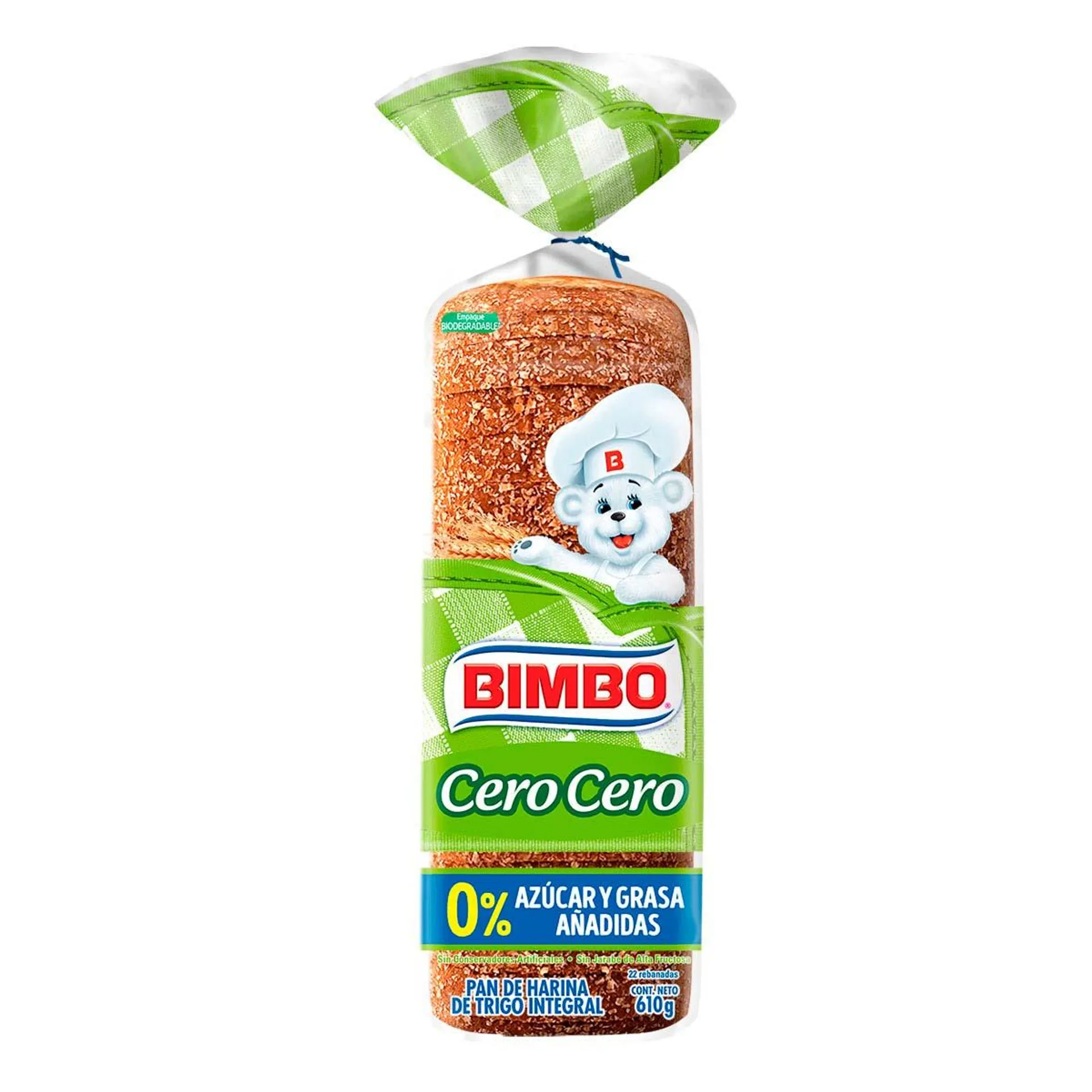 Pan Bimbo Cero Cero 610g