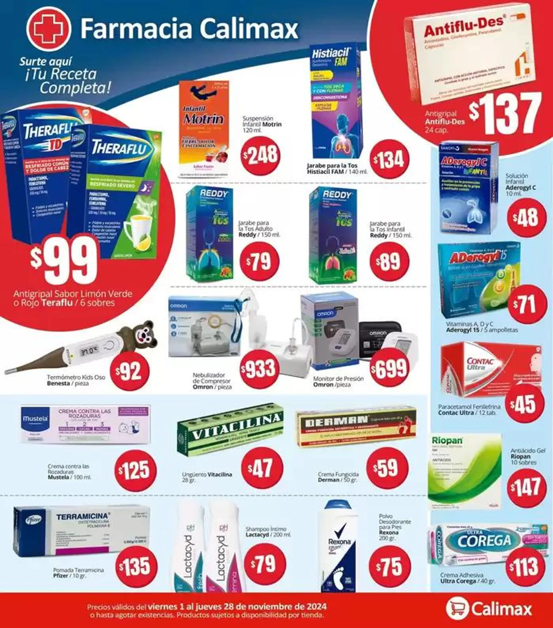 Catálogo de Calimax Farmacia 25 de noviembre al 28 de noviembre 2024 - Pagina 1