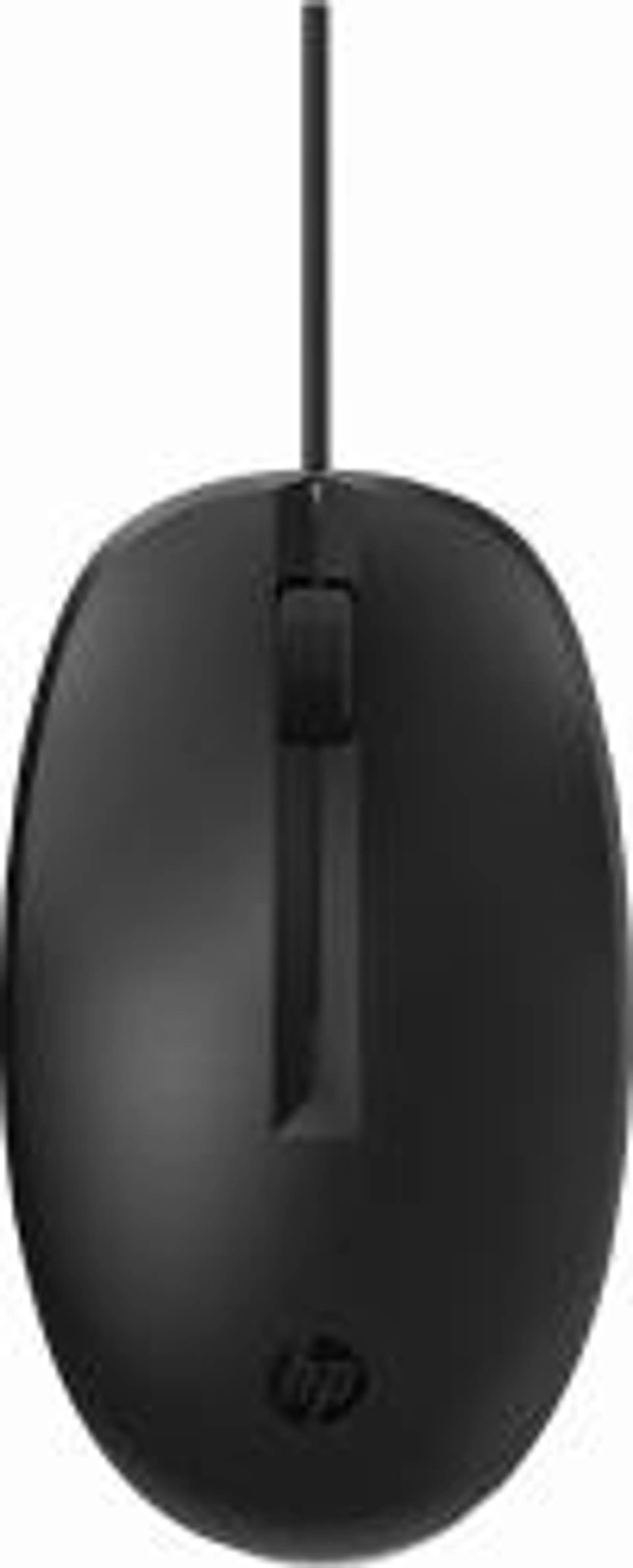 Mouse HP 125, Alámbrico, USB, Negro