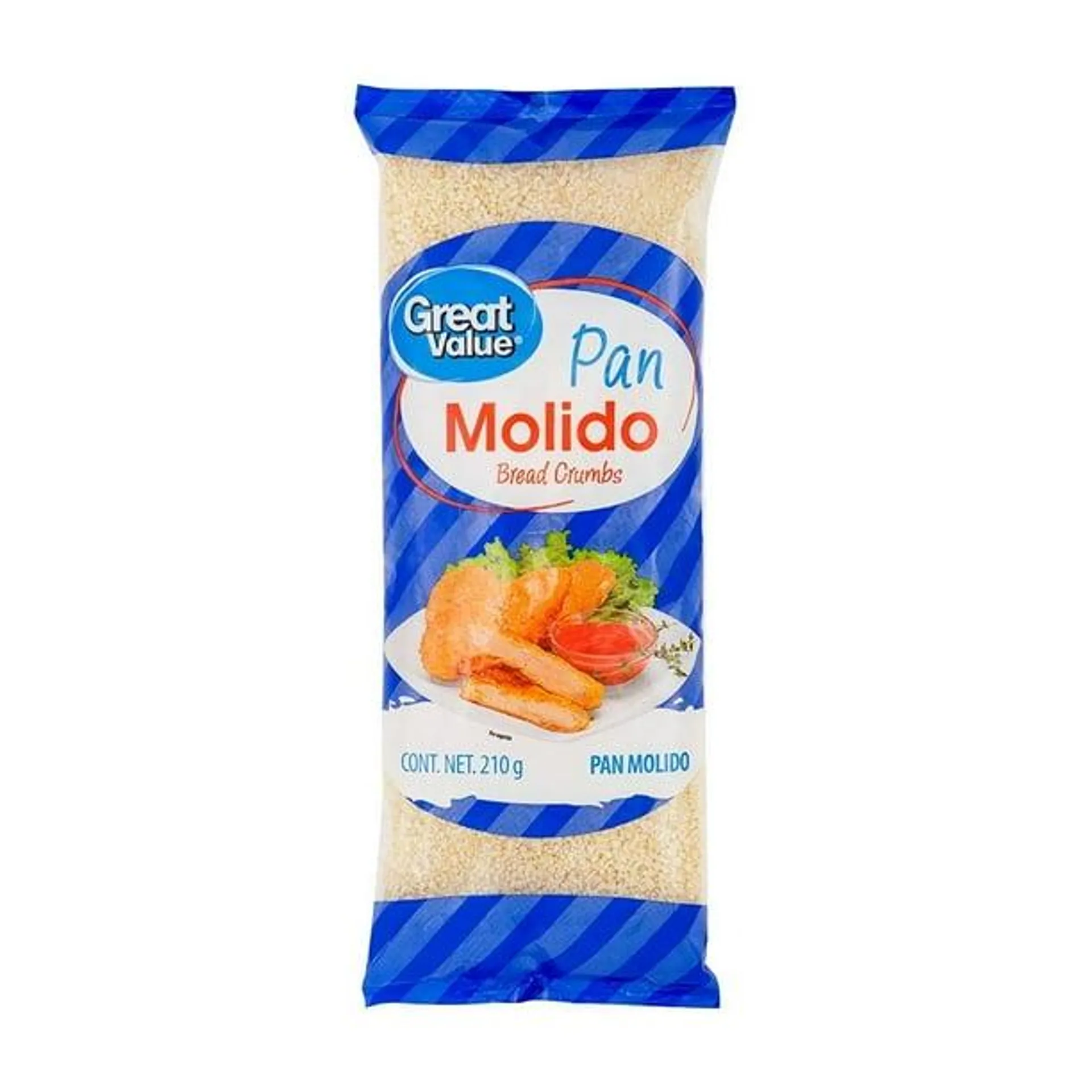 Pan molido Great Value 210 g