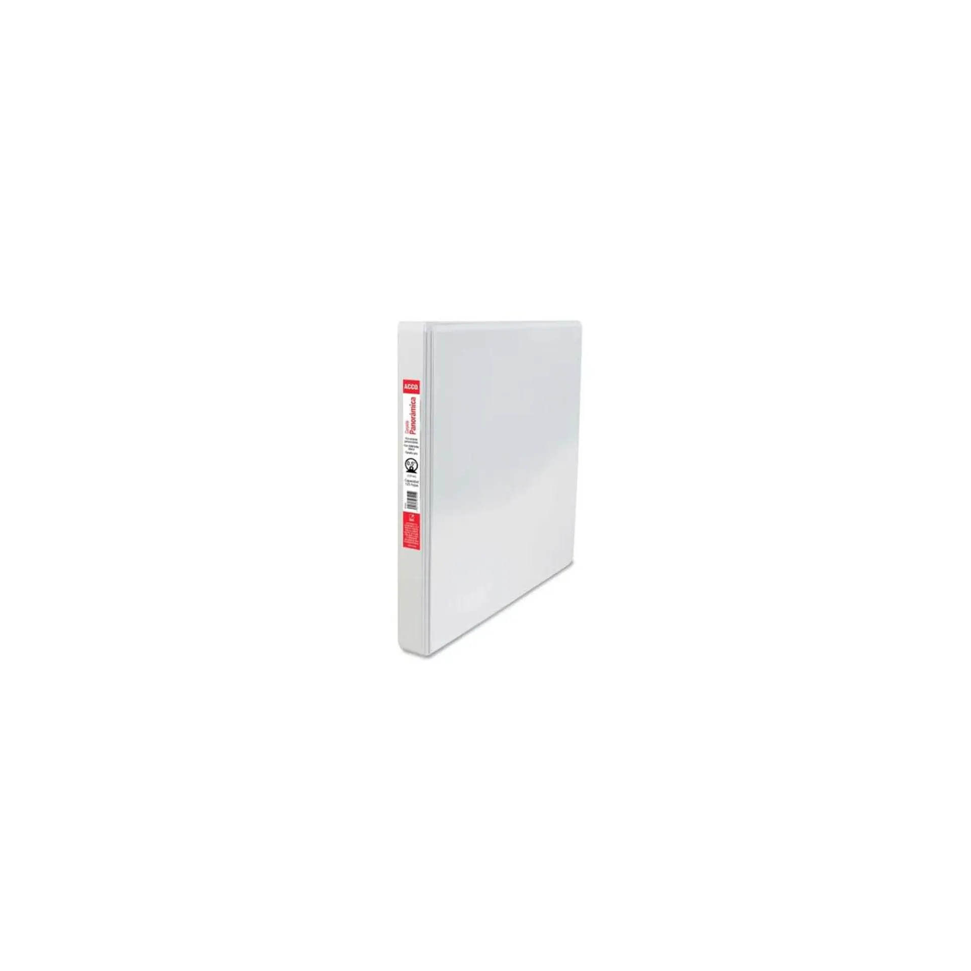 Carpeta Acco Brillante 1/2 Arillo O Tamaño Carta Blanco P7205