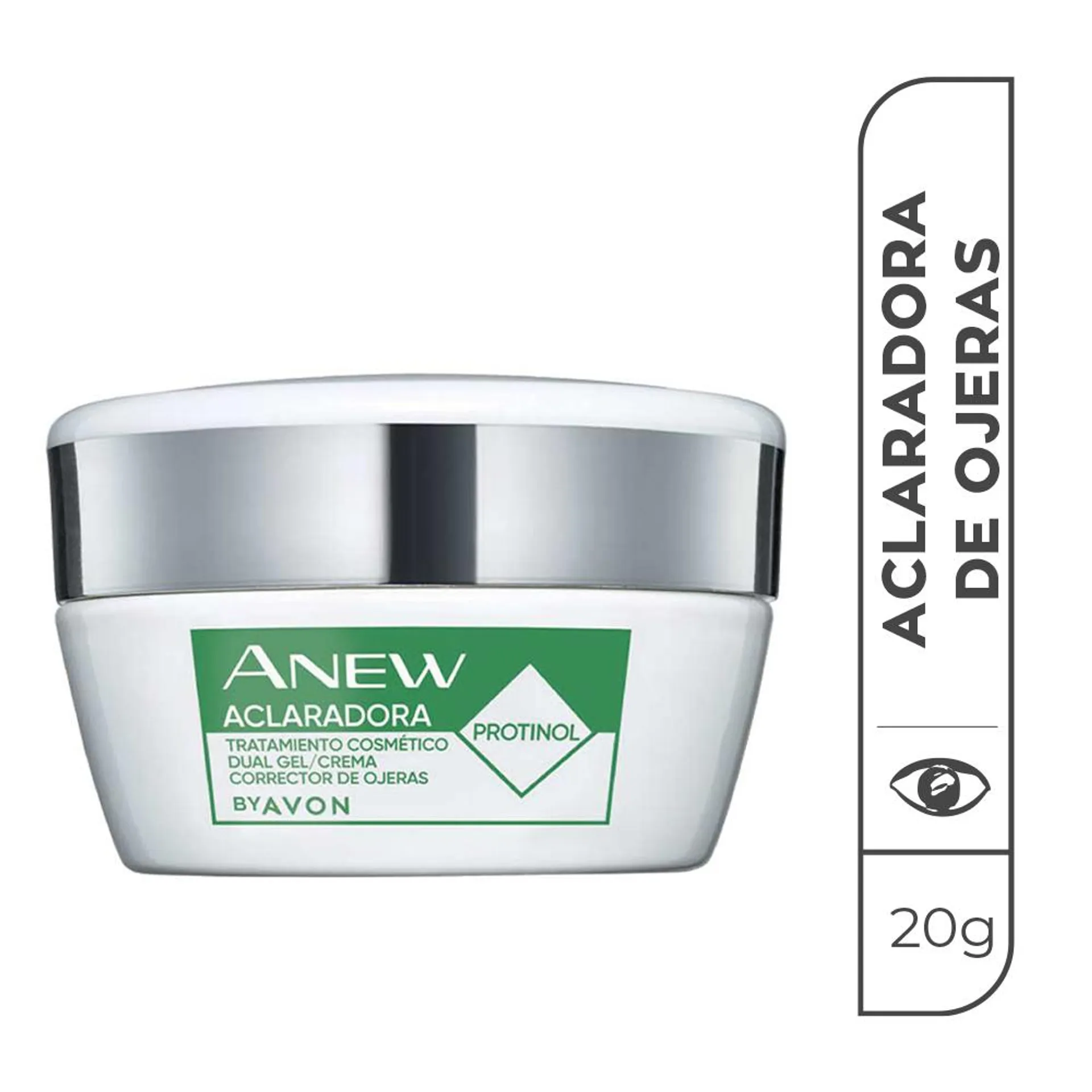 Tratamiento dual gel/crema corrector de ojeras con Protinol | Anew