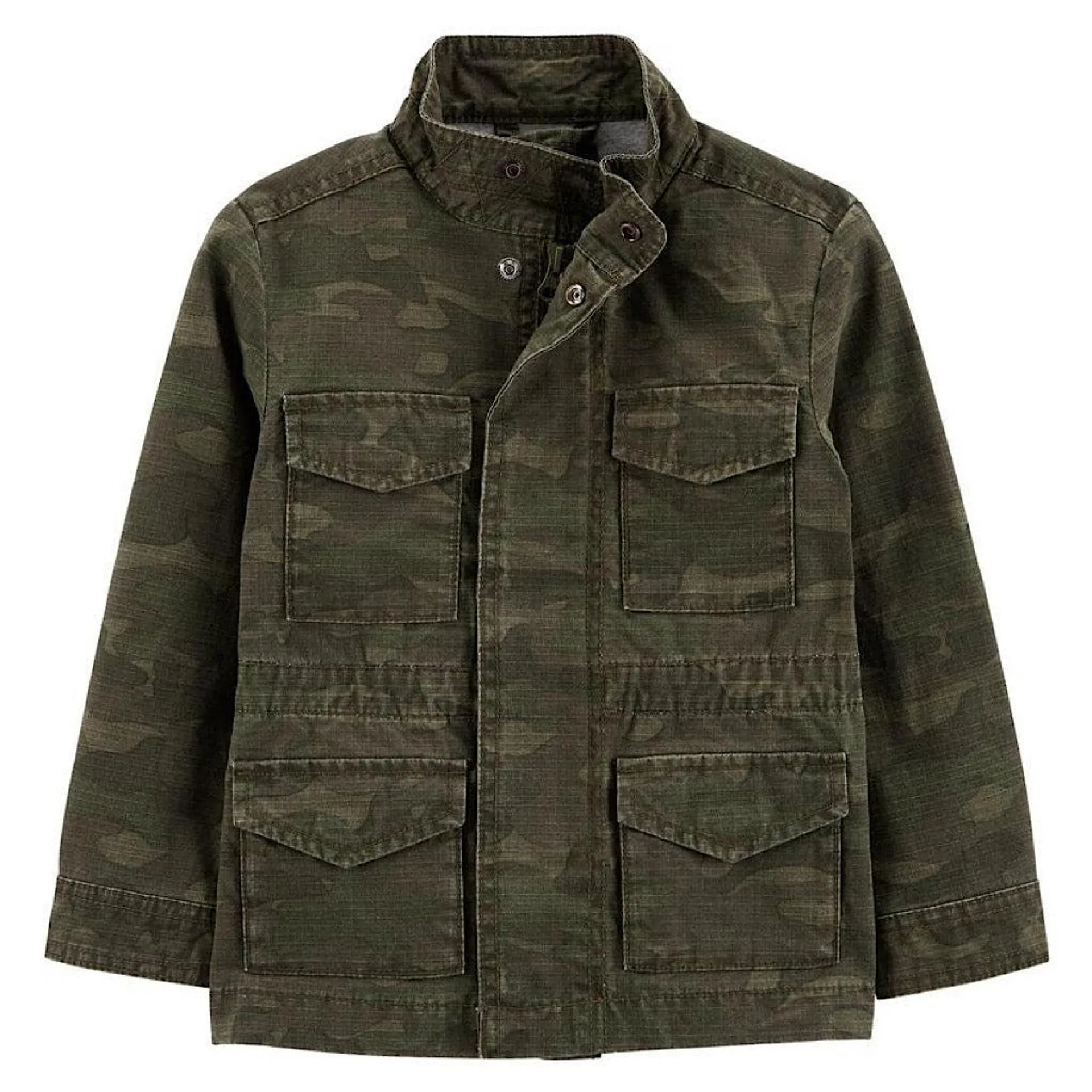 Chamarra Oshkosh diseño camuflaje niño