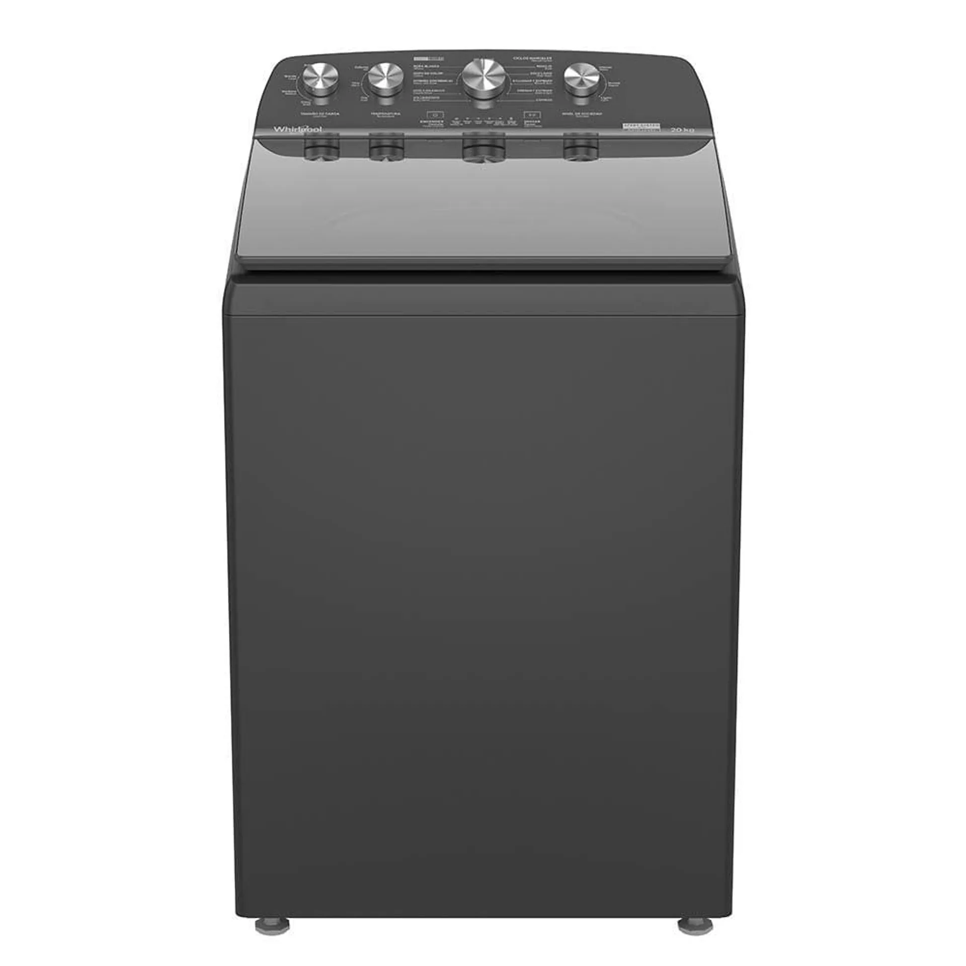 Lavadora 20kg Carga Superior Xpert System Agitador Gris Oscuro