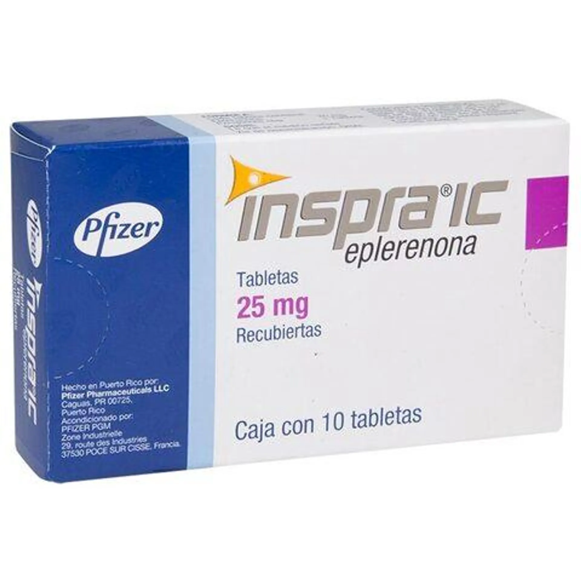 Inspra IC 10 Tabletas Caja