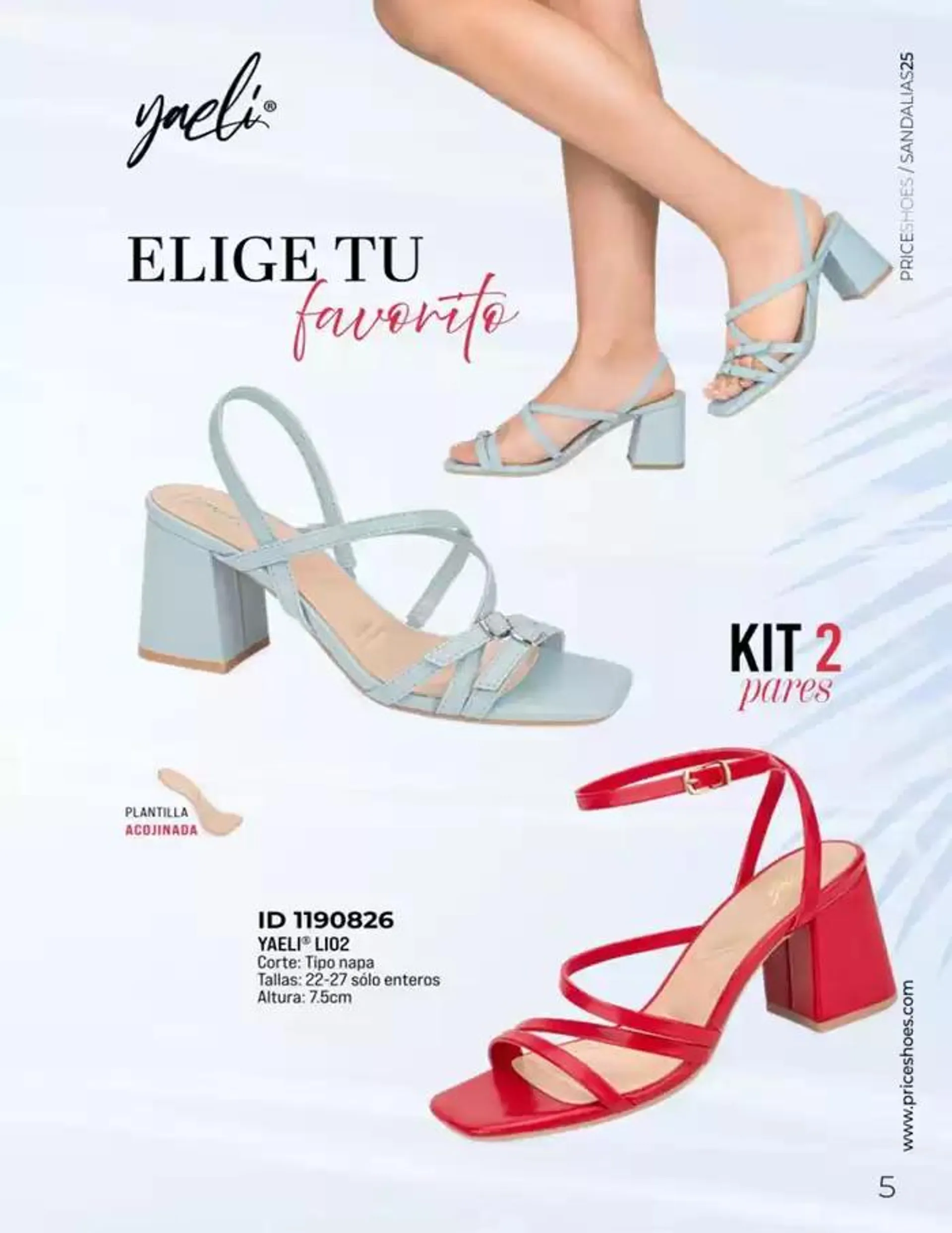 Catálogo de SANDALIAS | KITS | 2025 | 1E 1 de enero al 31 de diciembre 2025 - Pagina 5