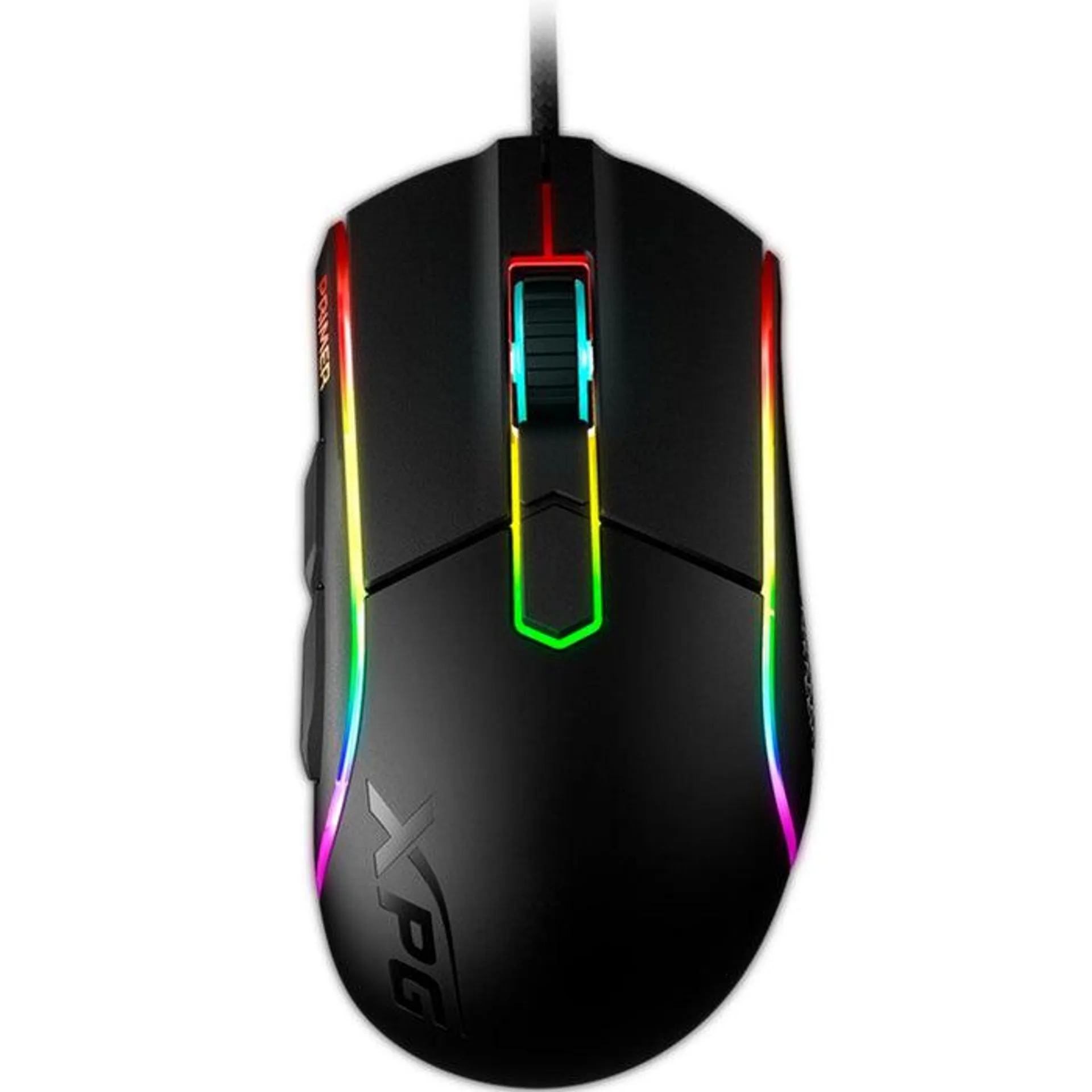 Mouse Gamer XPG PRIMER USB RGB 12000DPI 6 Botones PRIMER-BKCWW