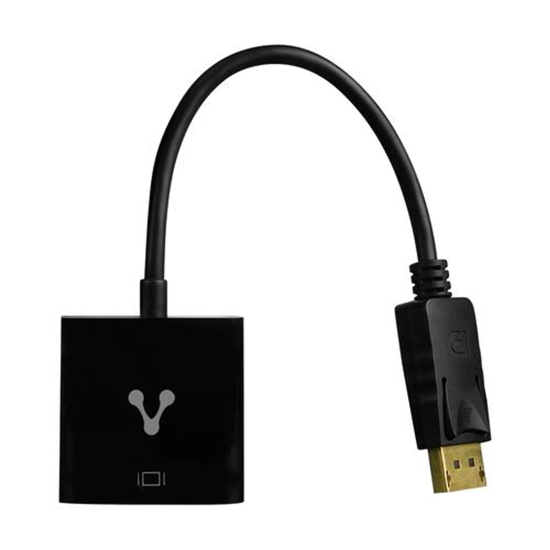 Adaptador Vorago Adp-301 Displayport A Vga 1080P 60Hz Negro