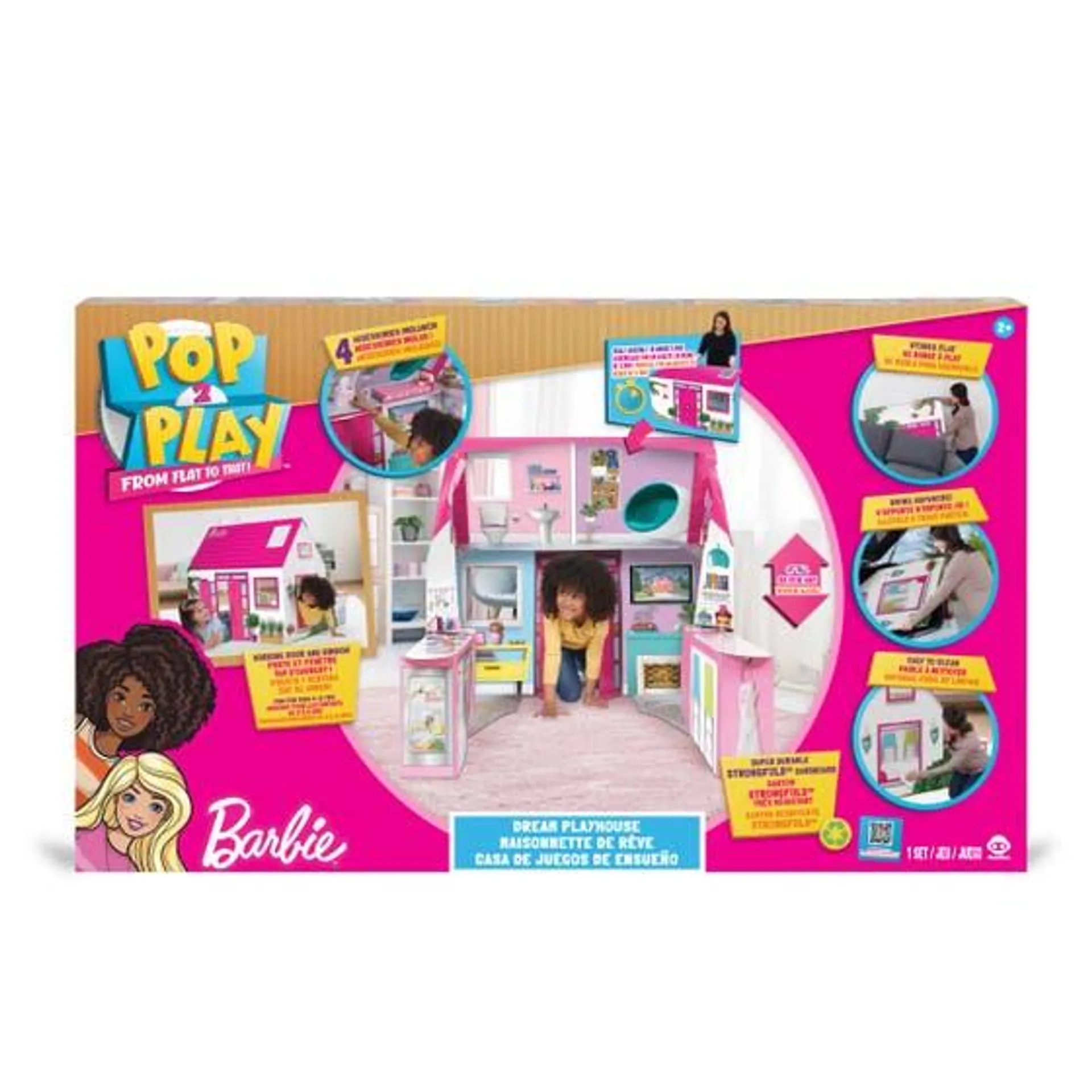 Pop 2 Play Barbie Casa De Los Sueños 1004