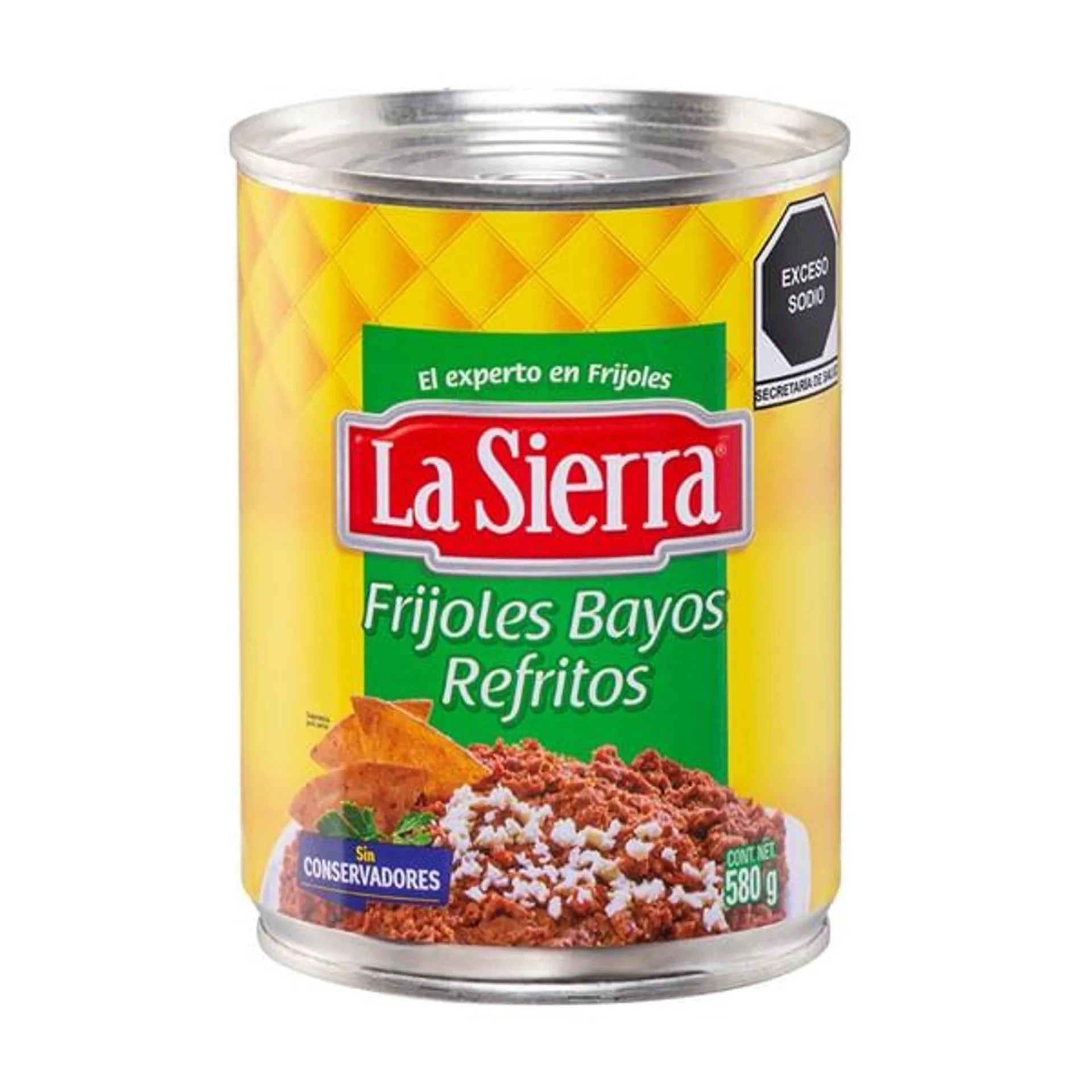 Frijoles refritos bayo Sierra 580 g