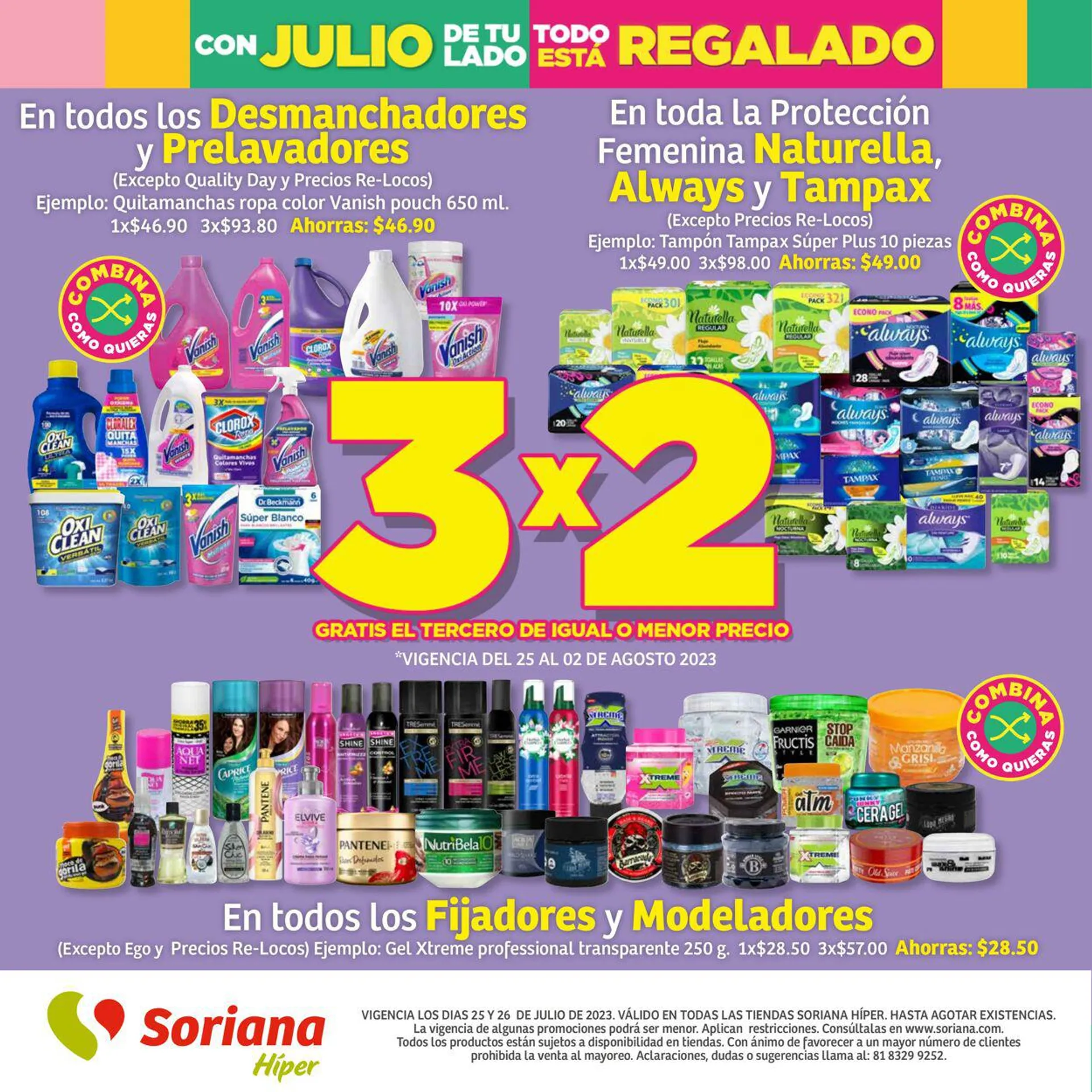 Catálogo de Soriana - Martes y Miércoles del Campo Híper Nacional Oferta actual 25 de julio al 27 de julio 2023 - Pagina 13