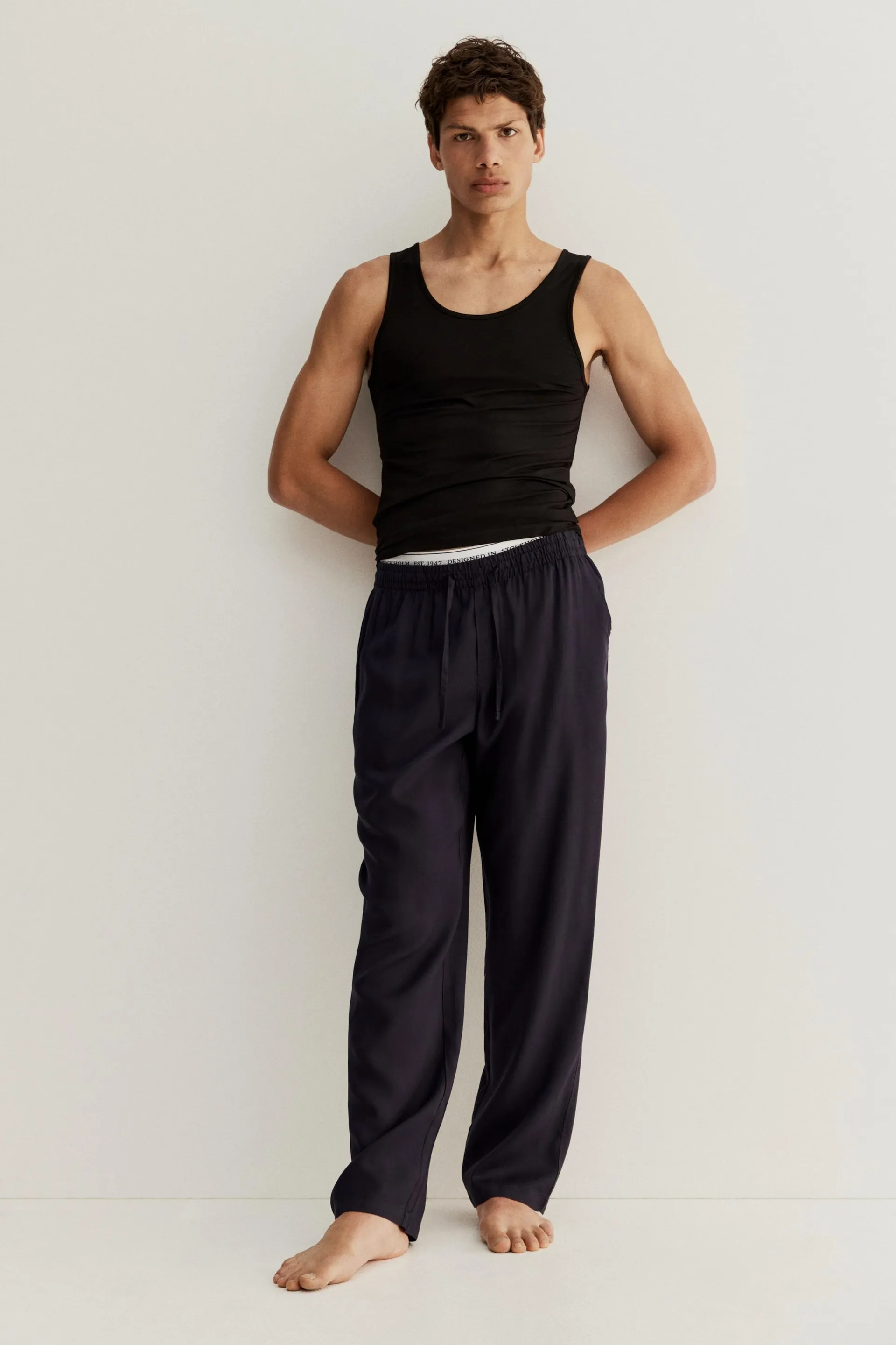 Playera Slim Fit sin mangas con Lycra®