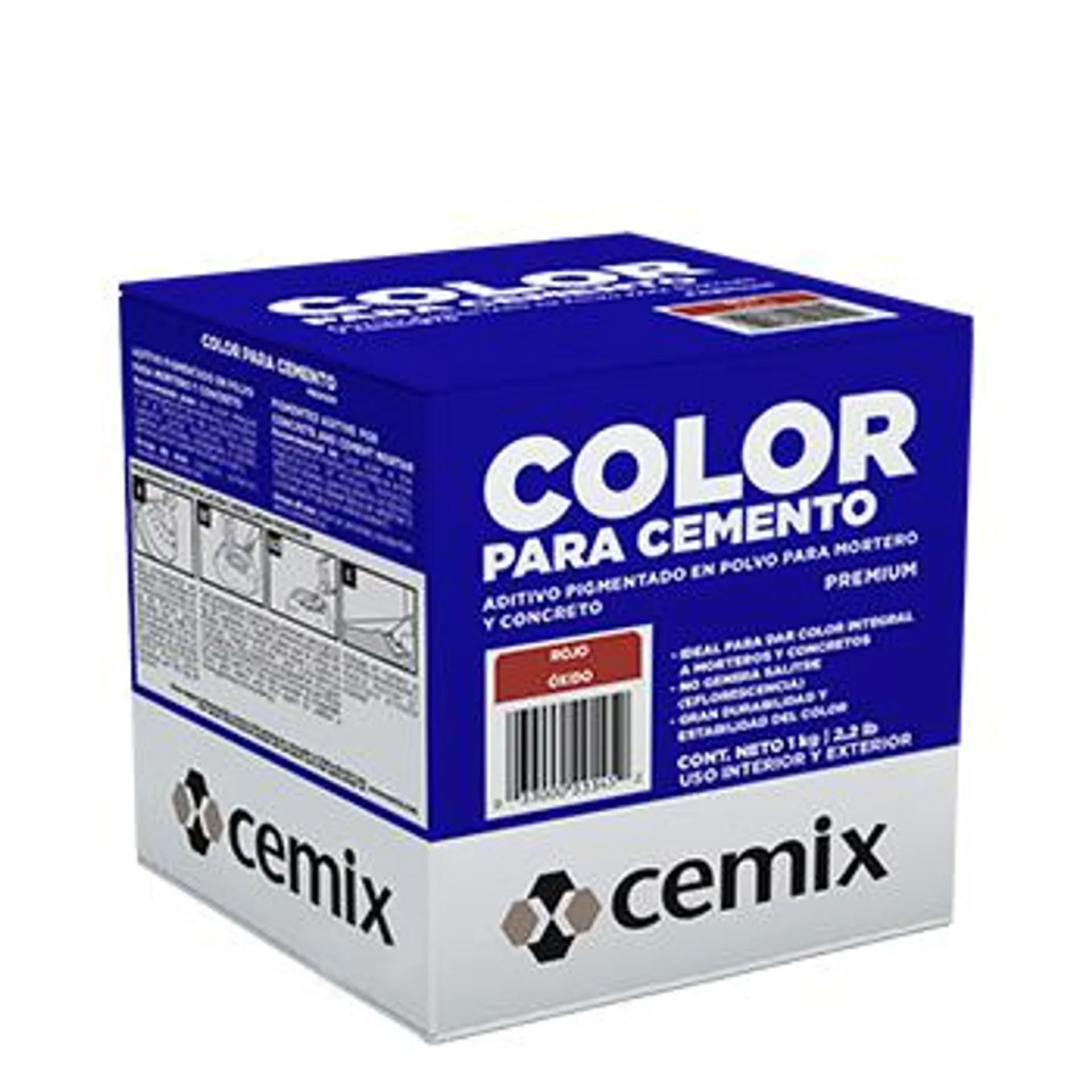 COLOR PARA CEMENTO chocolate 1 kg Cemix