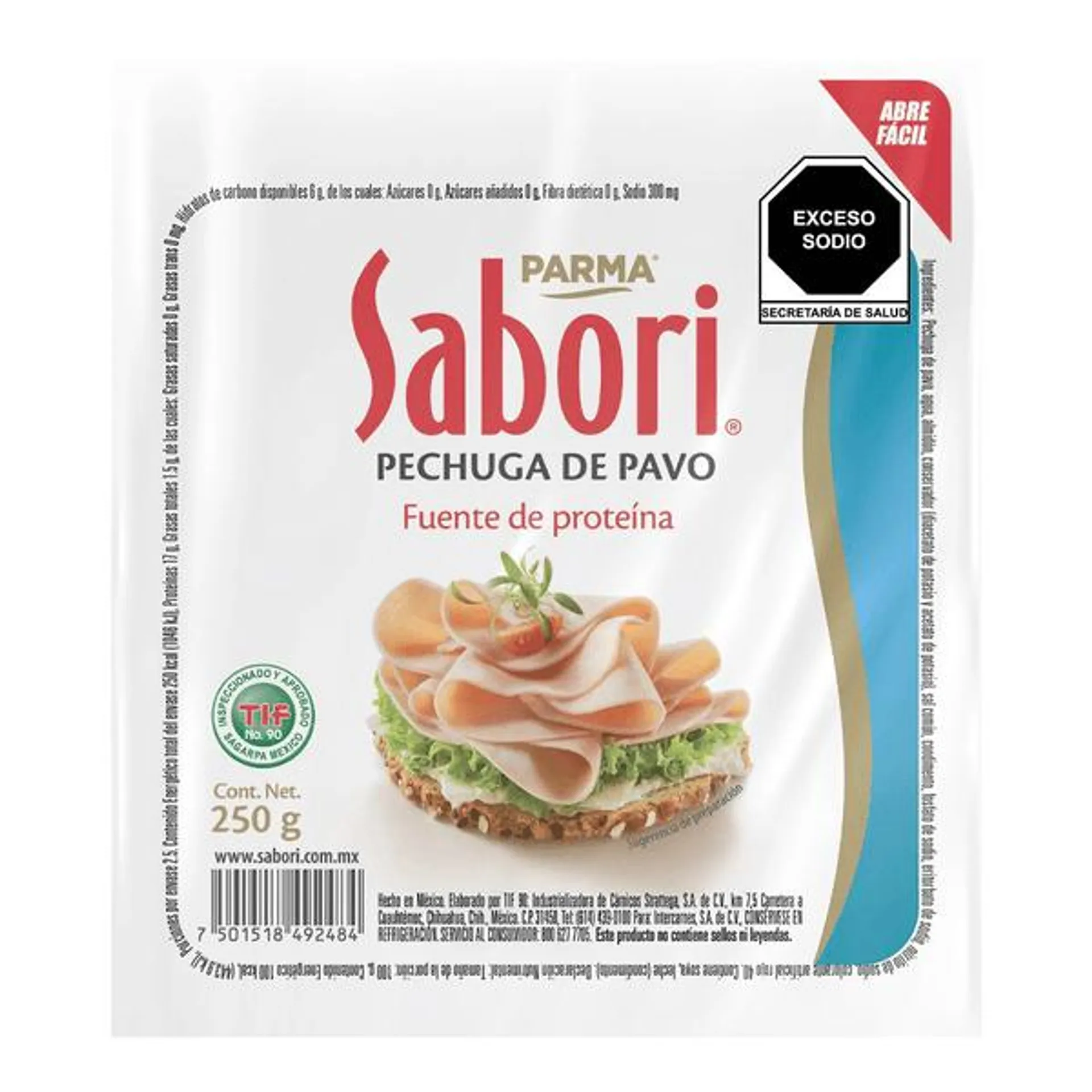 Sabori Pechuga de Pavo 250 g