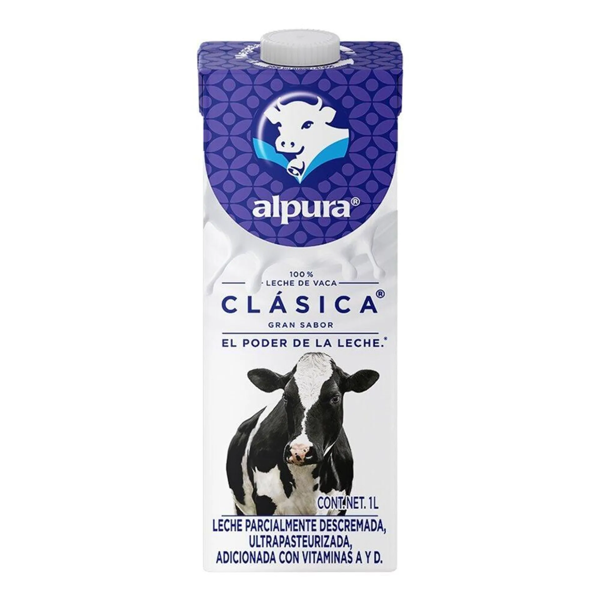 Leche UHT Clásica Entera Alpura 12/1 L