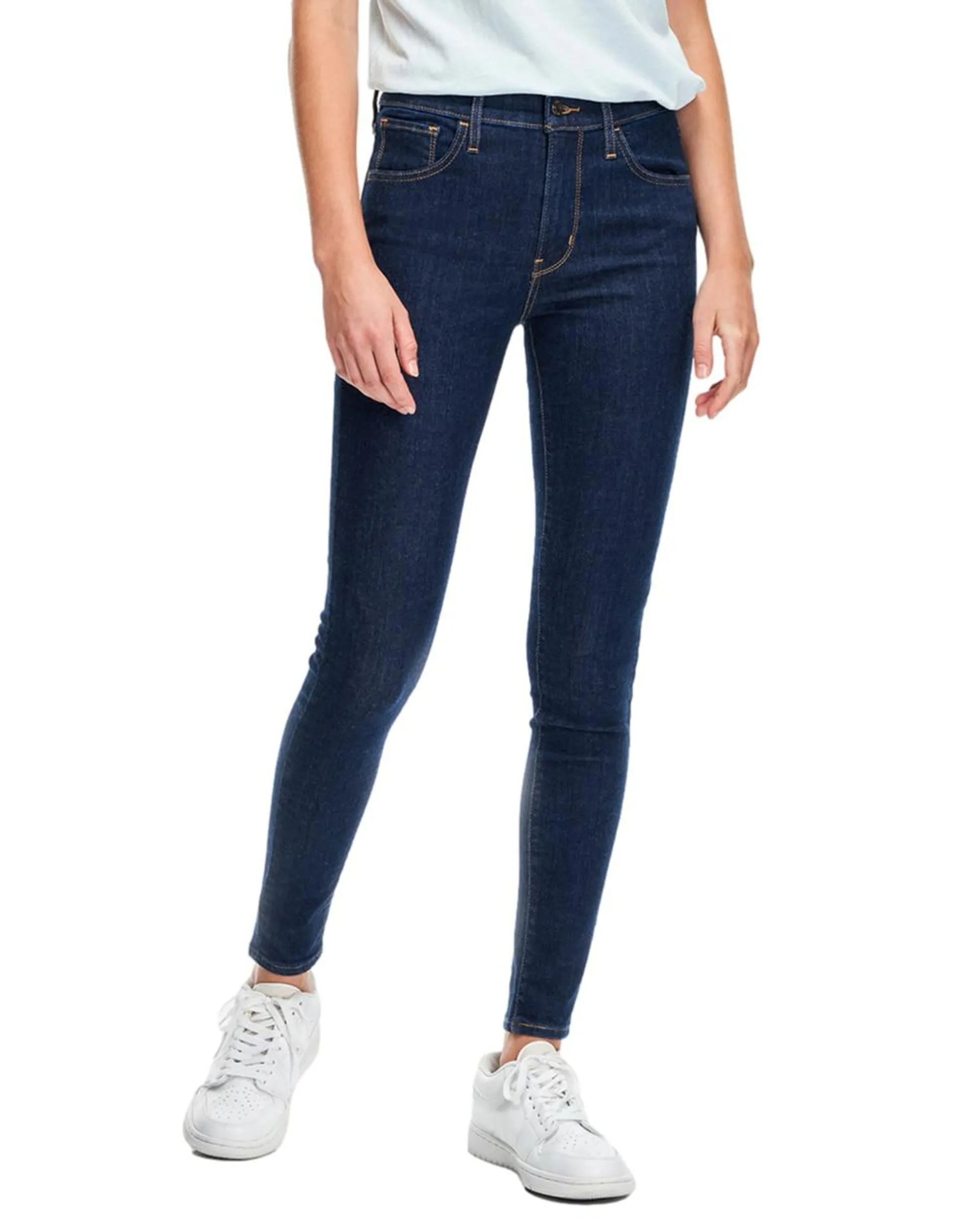 Jeans ultra skinny Levi's corte cintura alta para mujer