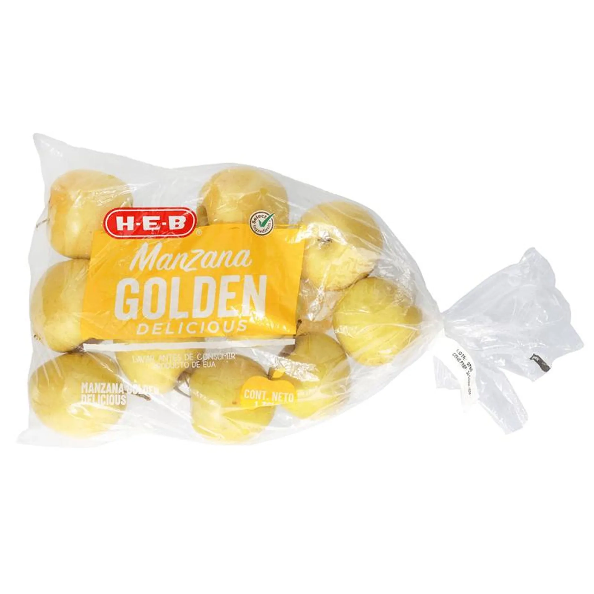 Manzana Golden Importada en Bolsa 1.36 kg