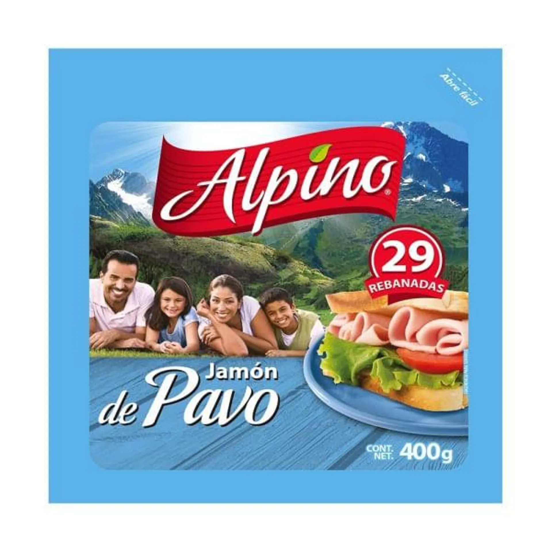 Jamón Alpino pavo 400 g