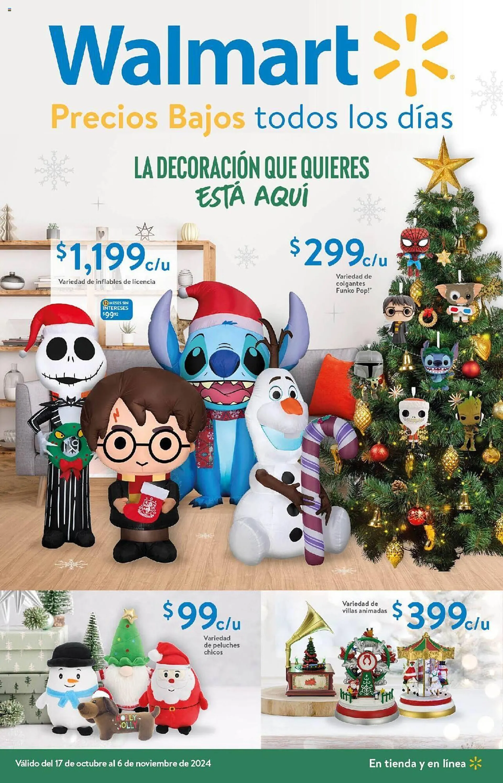 Catálogo de Catálogo Walmart 17 de octubre al 6 de noviembre 2024 - Pagina 1