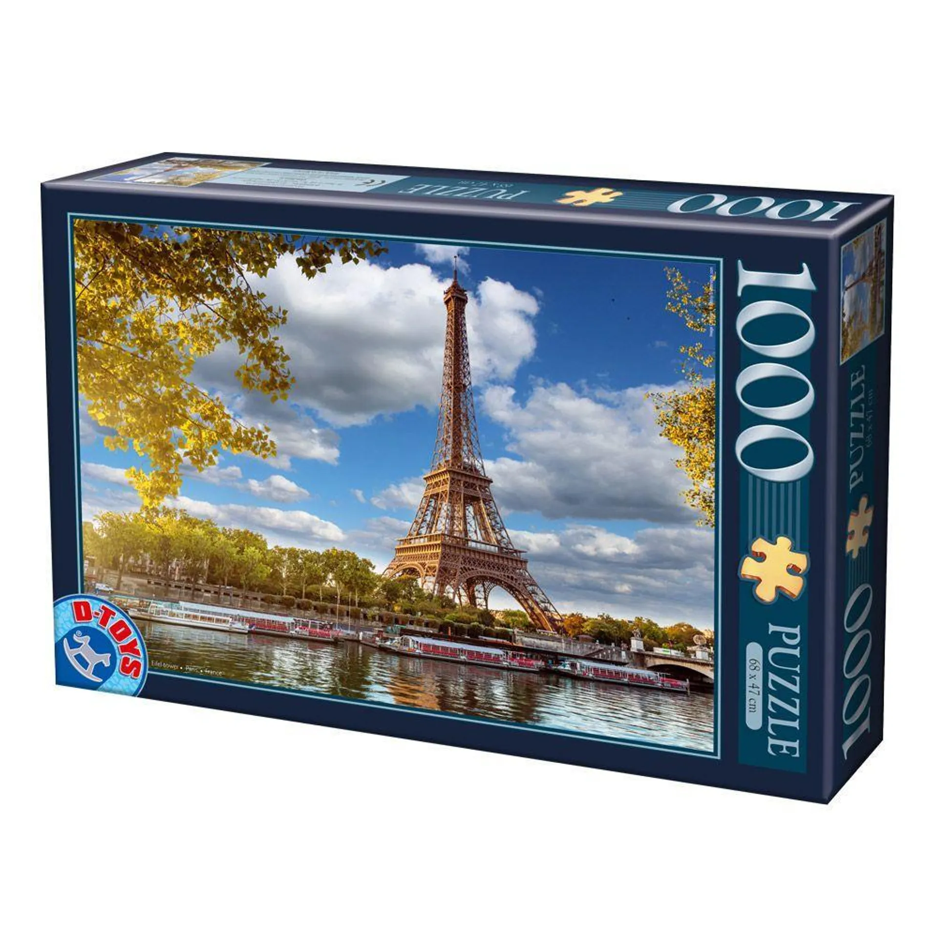 Rompecabezas Torre Eiffel 1000 Piezas D-Toys