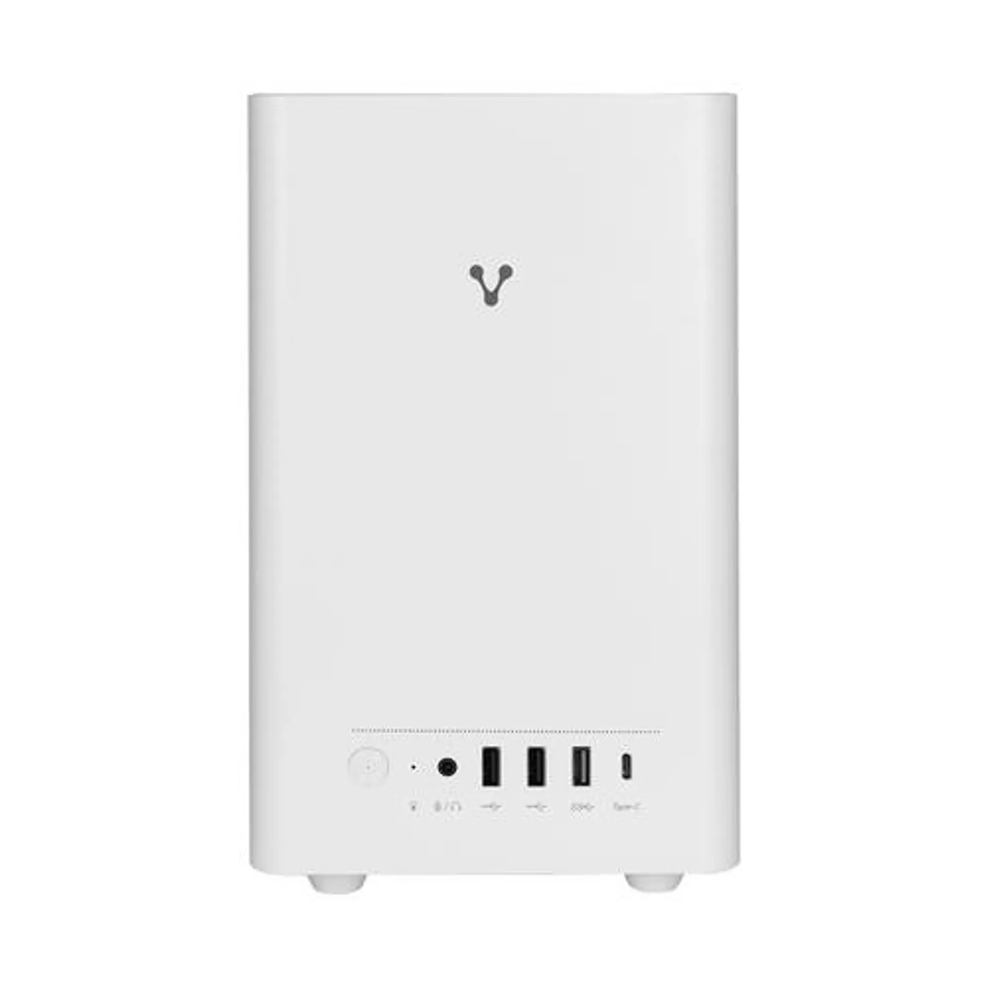 Gabinete Vorago Gab-210-Wh Durable Flujo De Aire Usb-C Usb 3.0 Matx Blanco