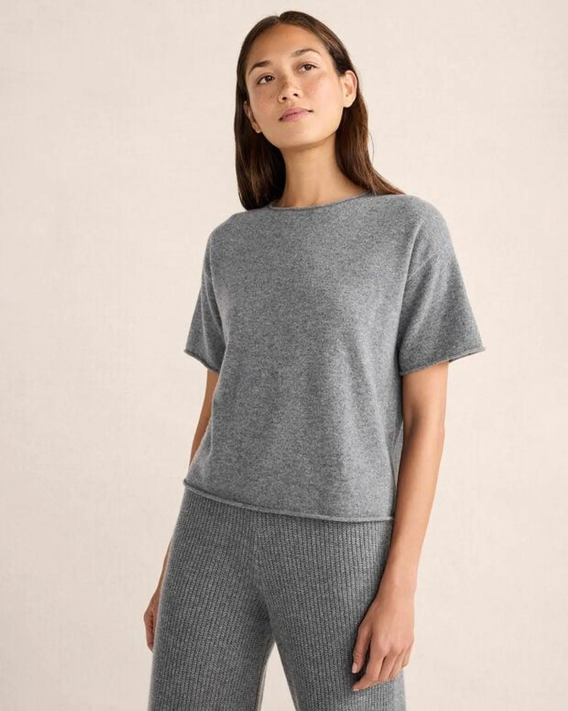 Cashmere Crewneck Tee