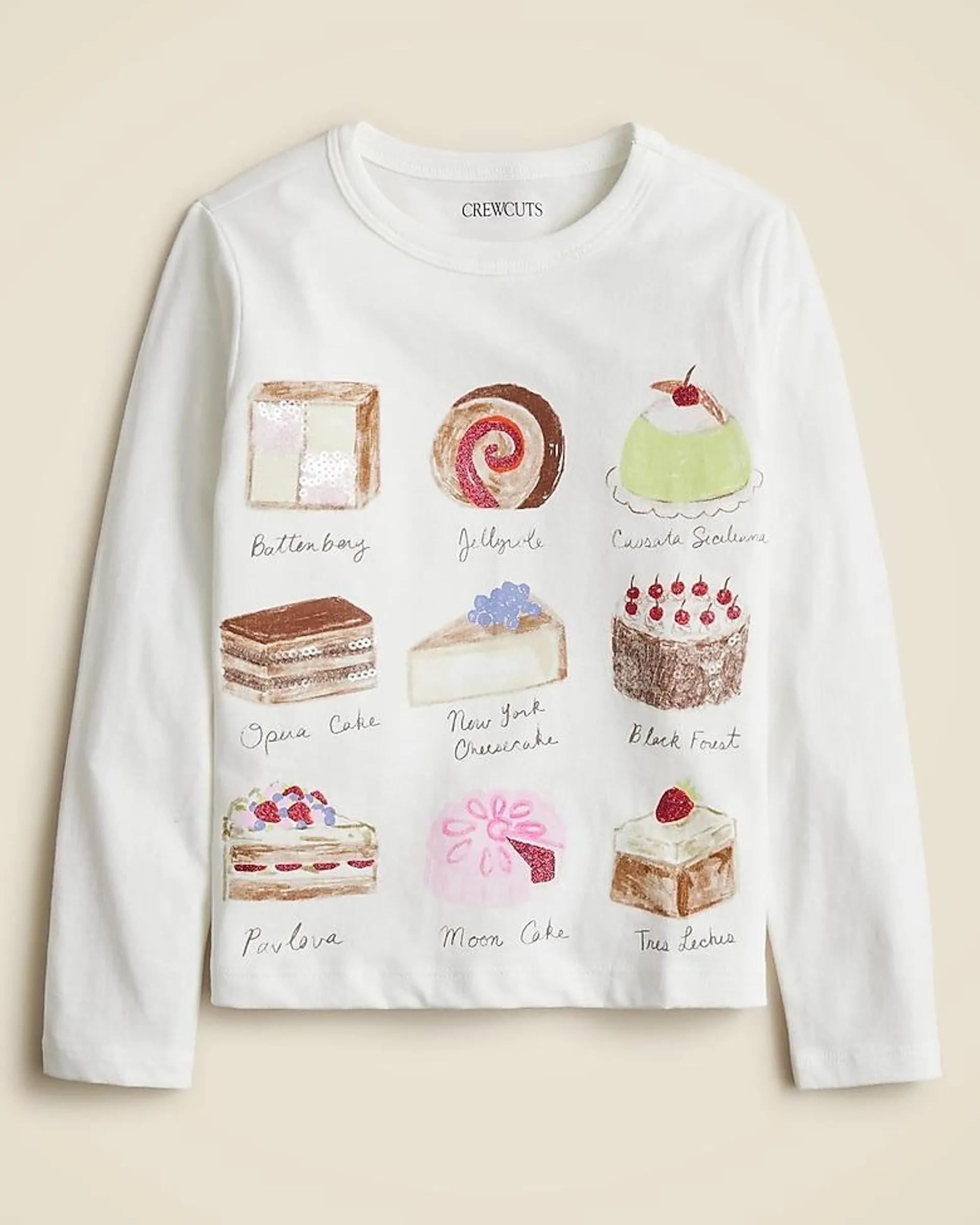 Girls' cake graphic T-shirt