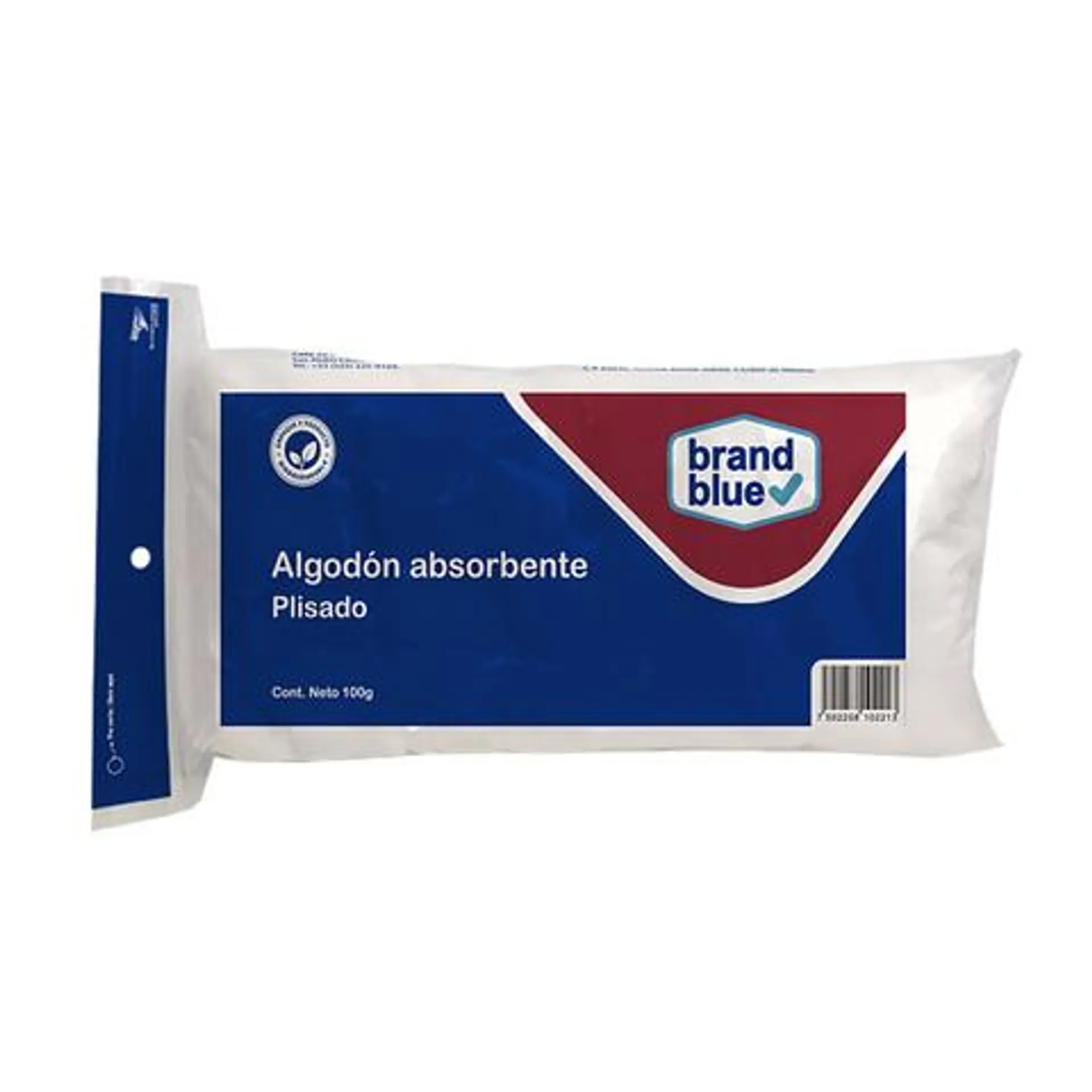 Brand Blue Algodón Absorbente Plisado