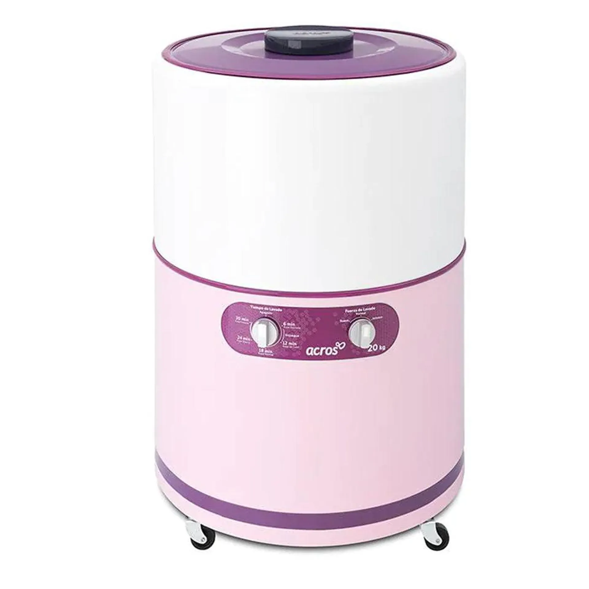 LAVADORA ACROS MOD. ALF-2053ER 20KG ROSA 2 PERILLA **