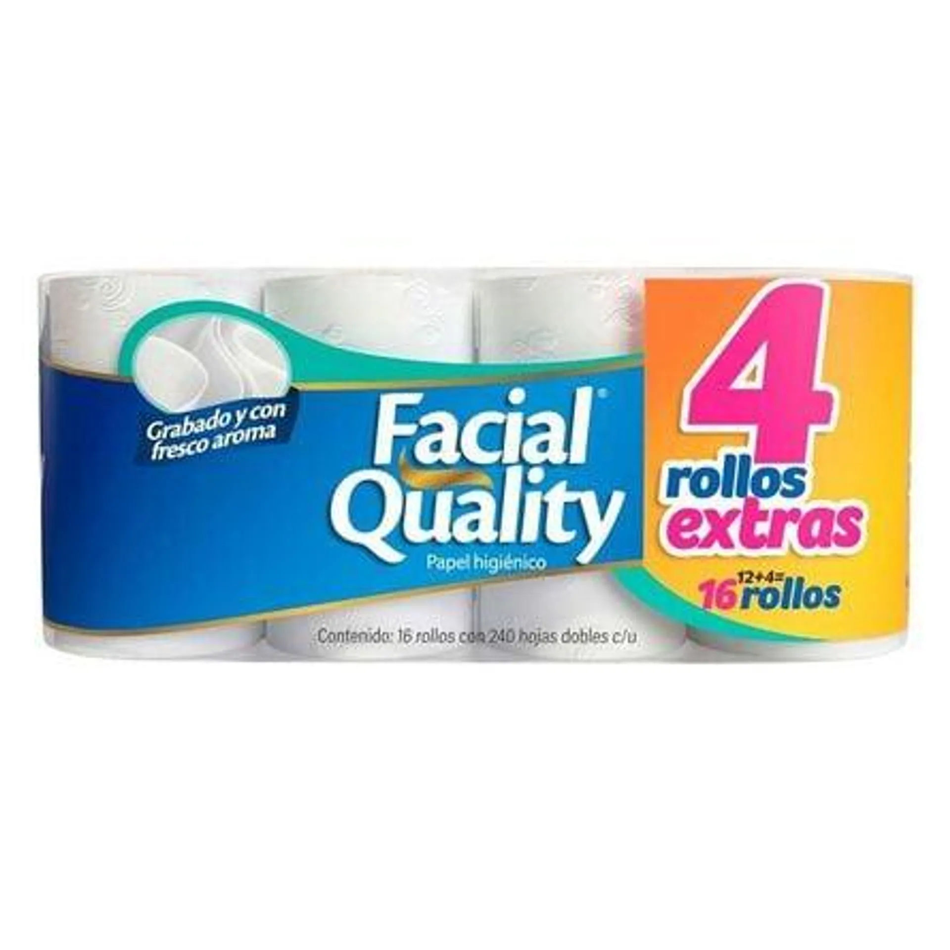 Papel higiénico Facial Quality 12+04 rollos