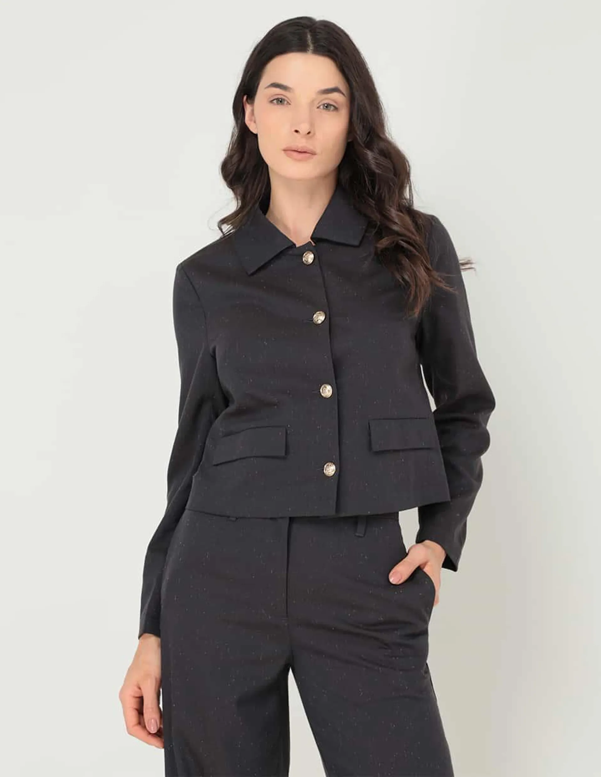 Saco formal Petite Studio para mujer