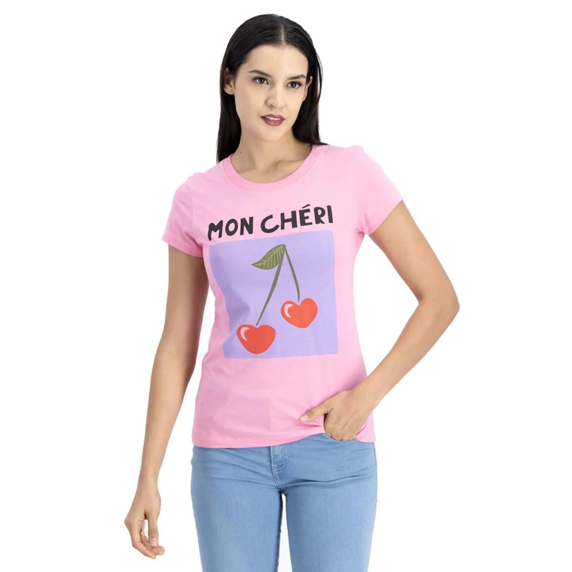 Playera Mujer Estampado Mon Cheri