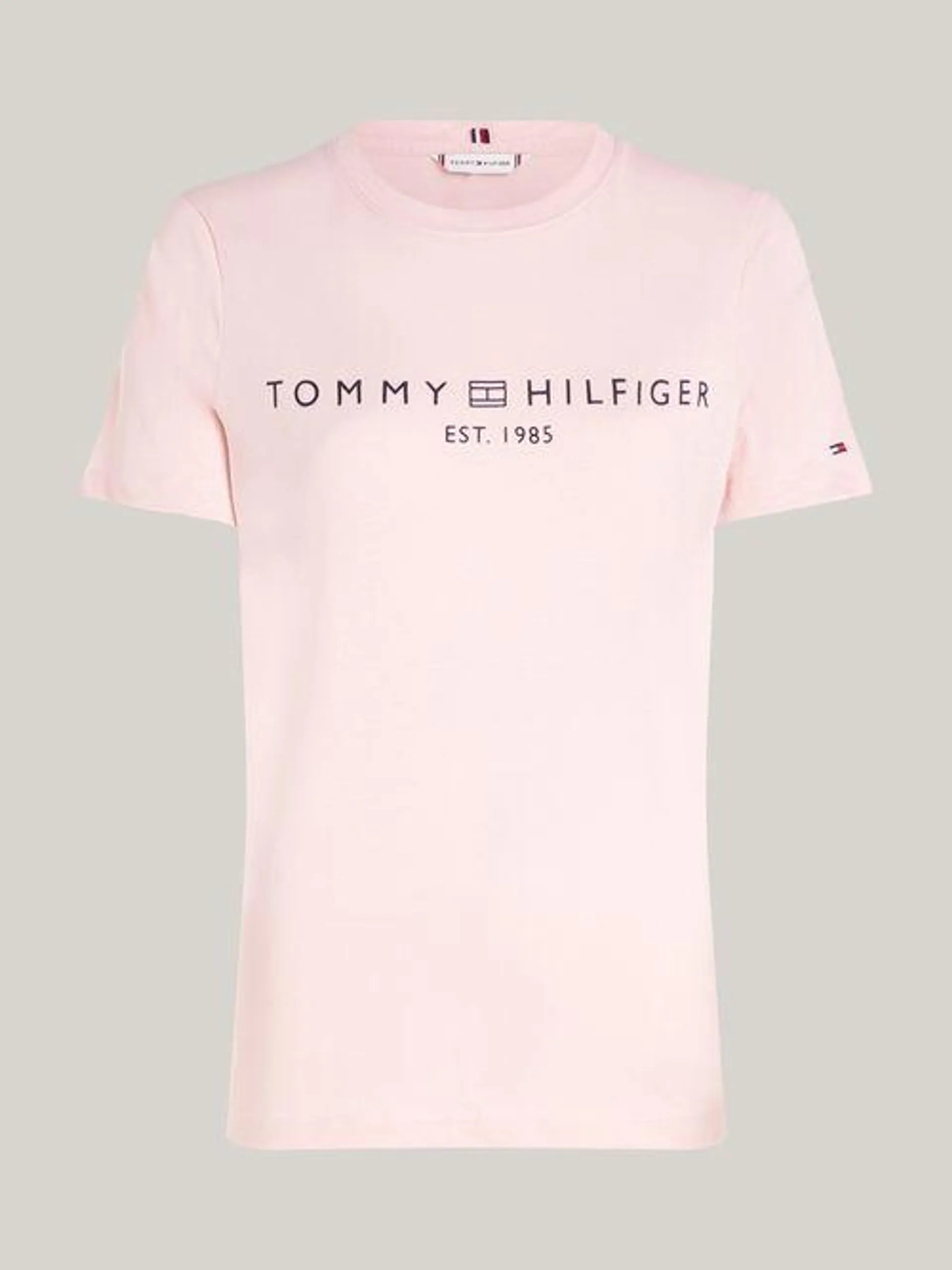 Playera Curve con cinta distintiva y logo de mujer Tommy Hilfiger