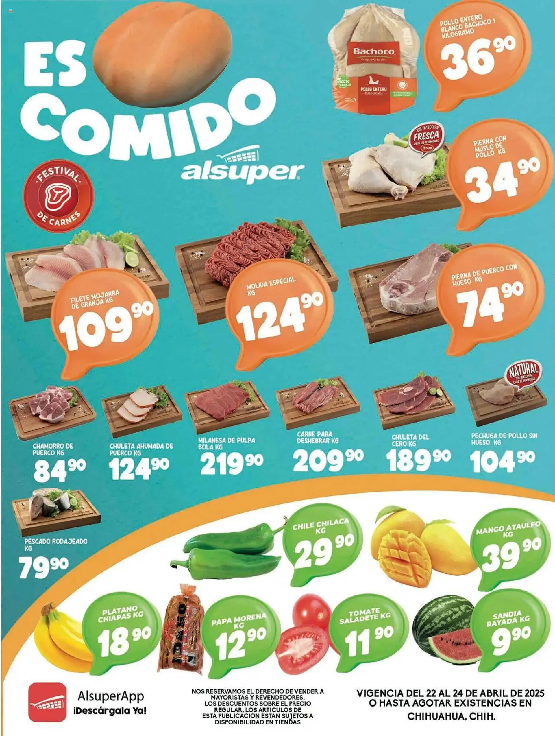 Catálogo de Catálogo Alsuper 22 de abril al 24 de abril 2025 - Pagina 1