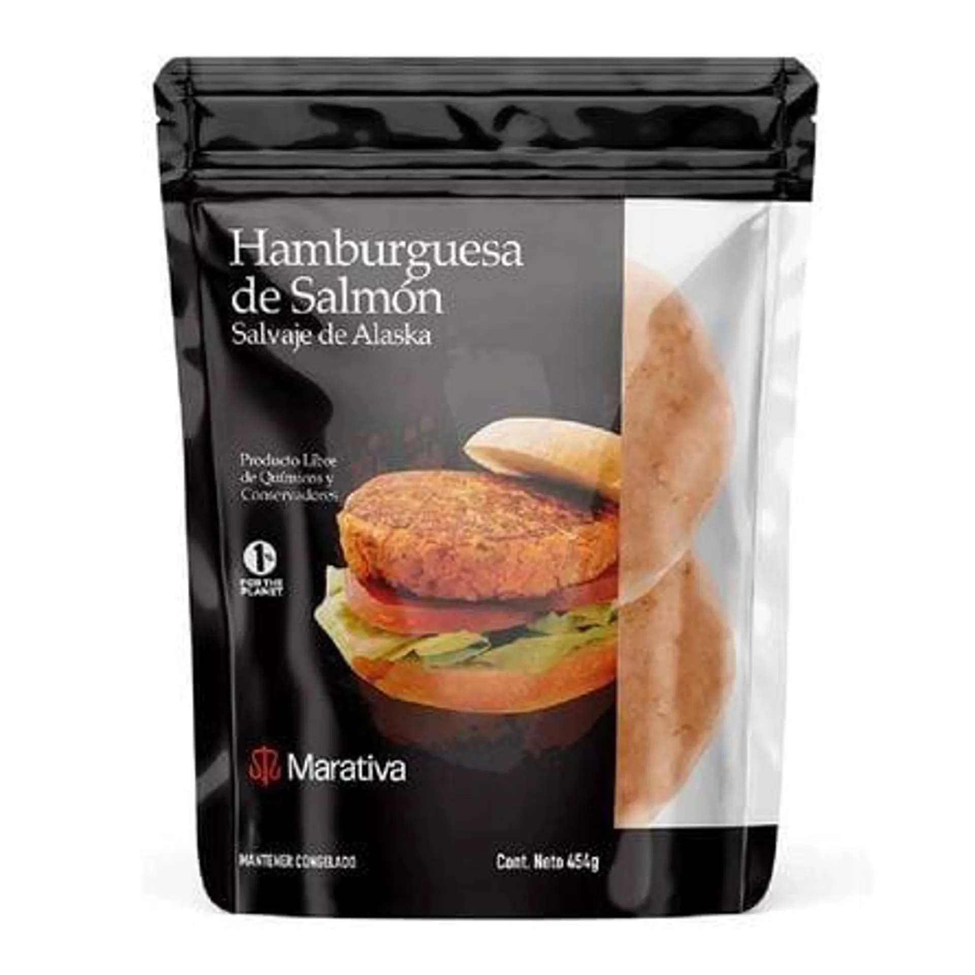 Hamburguesa Salmon Alaska Marativa 454 g