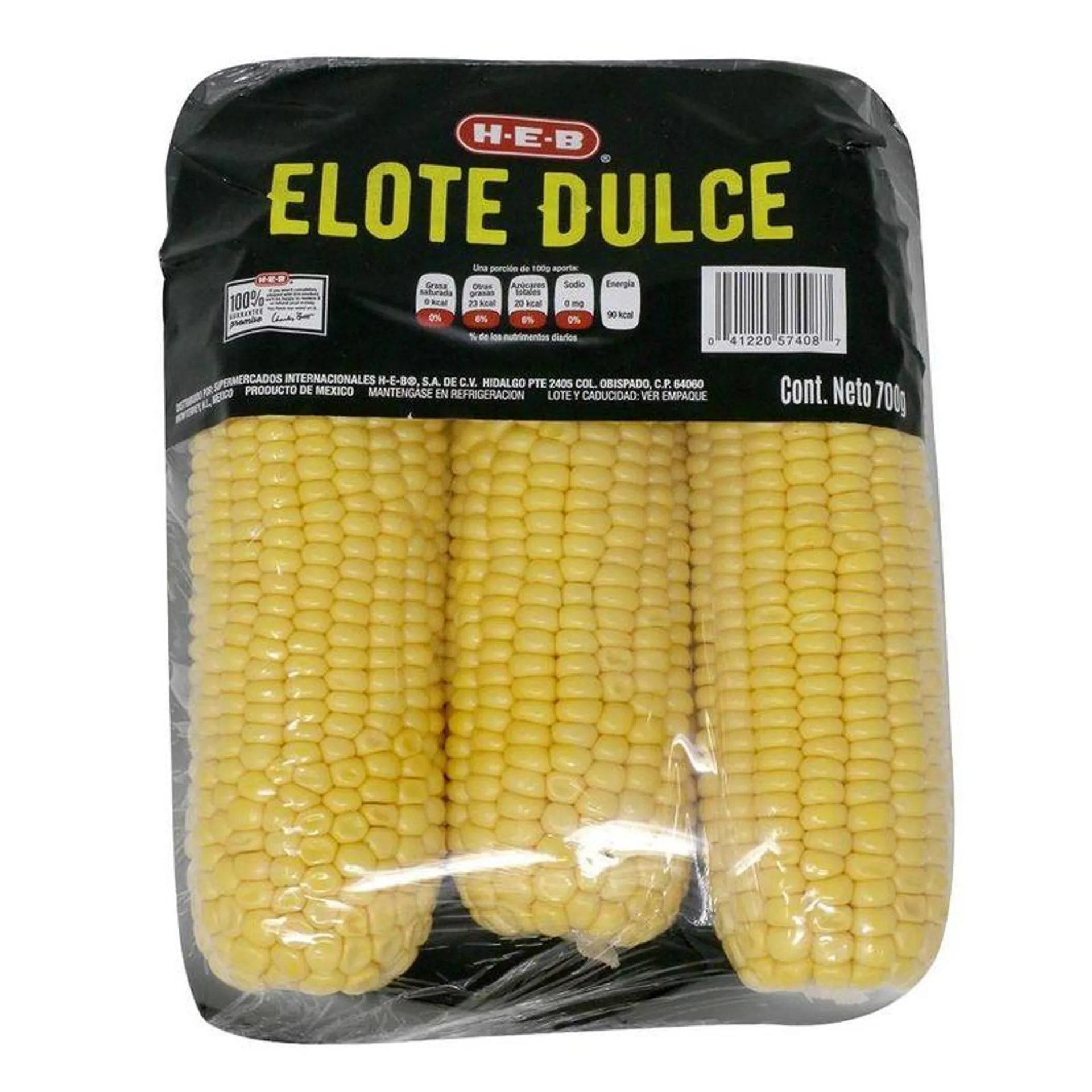 Elote Dulce Amarillo en Charola 1 pz