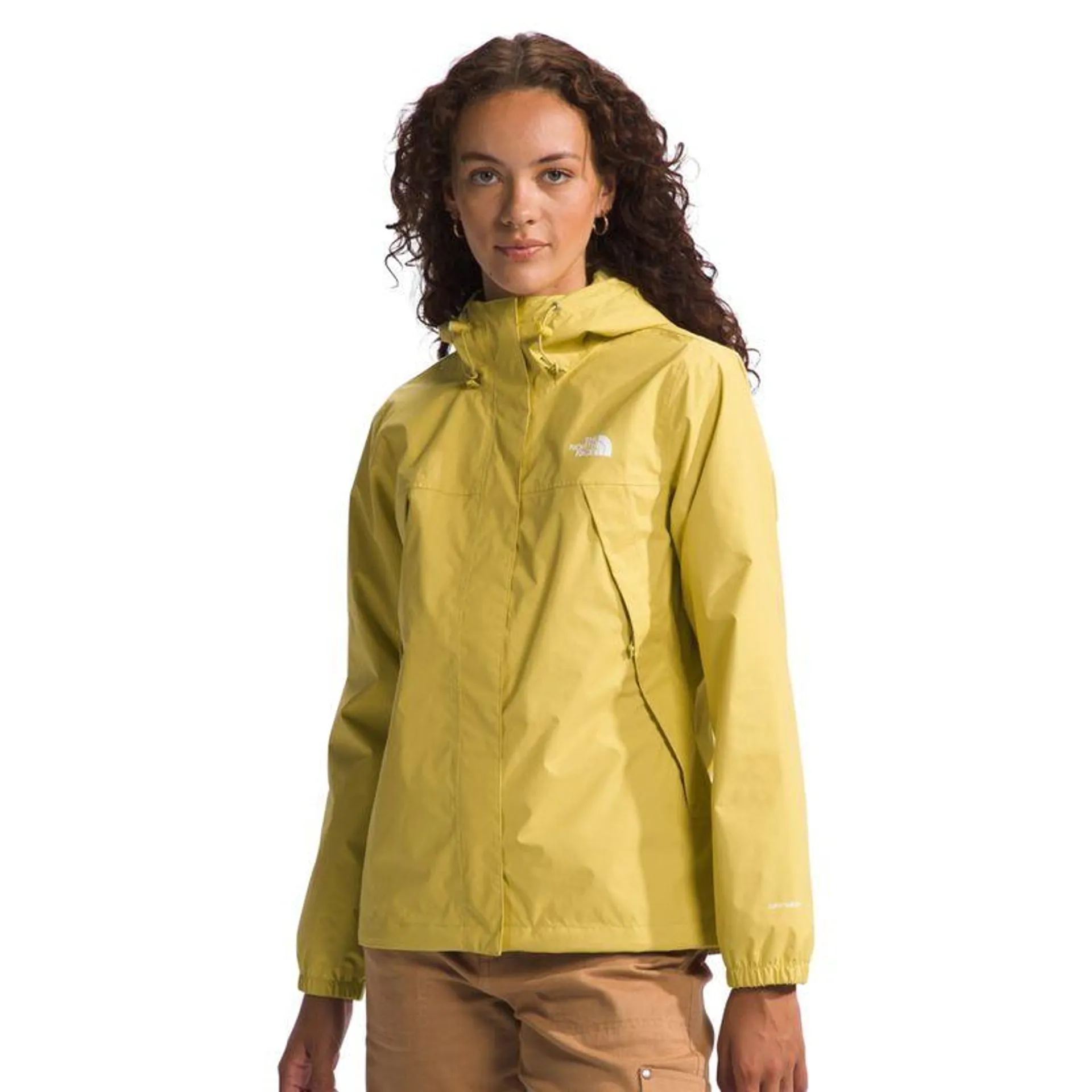 Chamarra Impermeable Antora Mujer, Amarillo