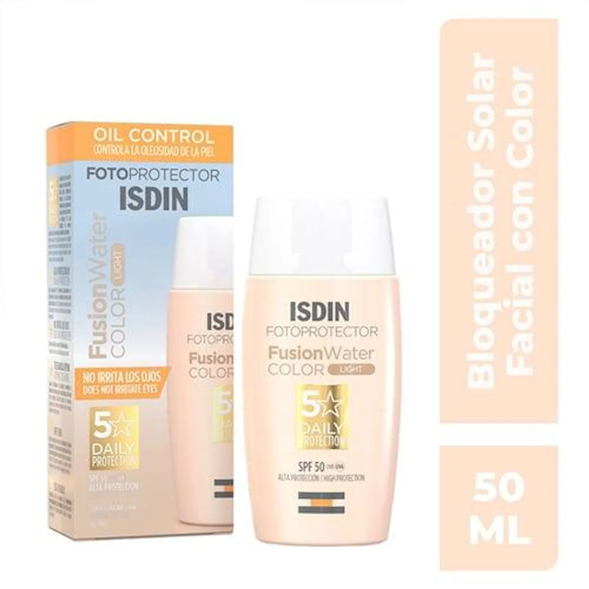 Fotoprotector Isdin SPF50 Fusion Water Magic Light 50ml